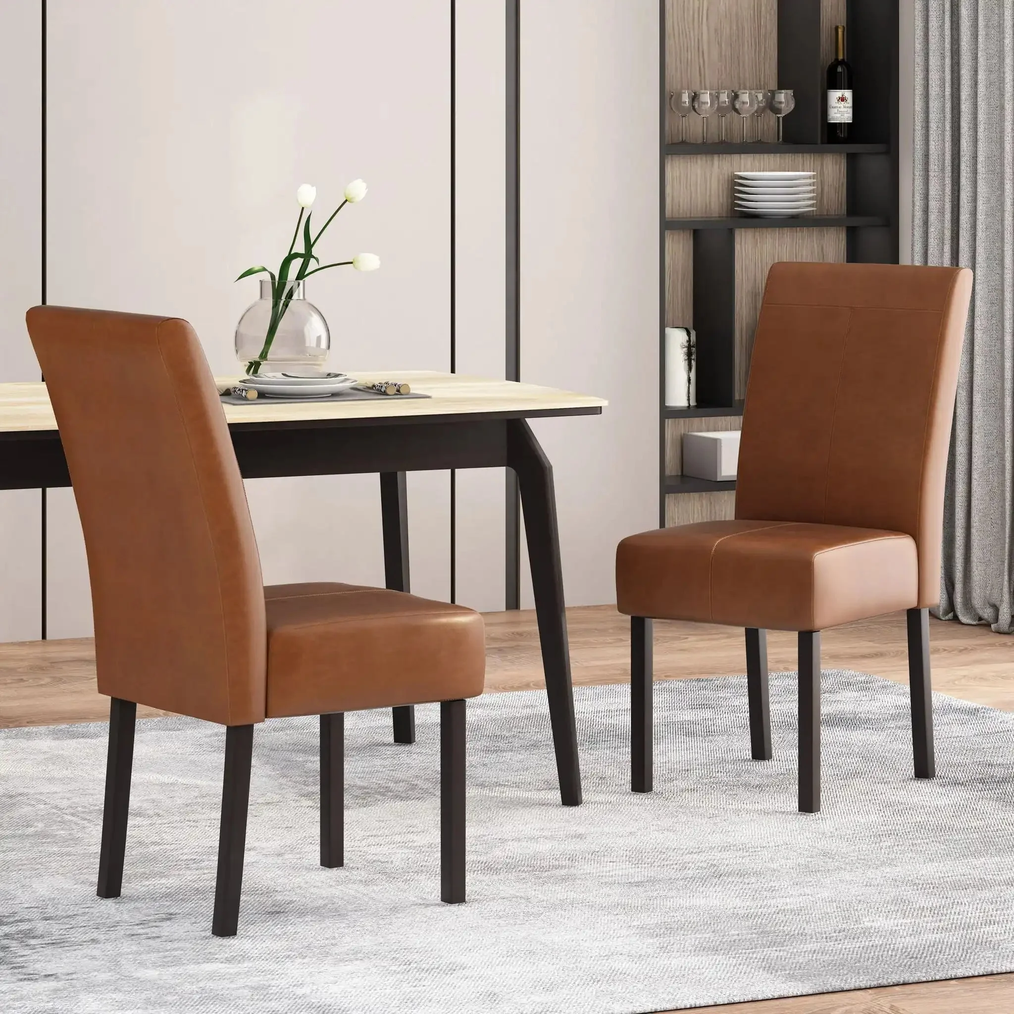 Pertica - Dining Upholstered Armless Chairs (Set of 2) - Image 9