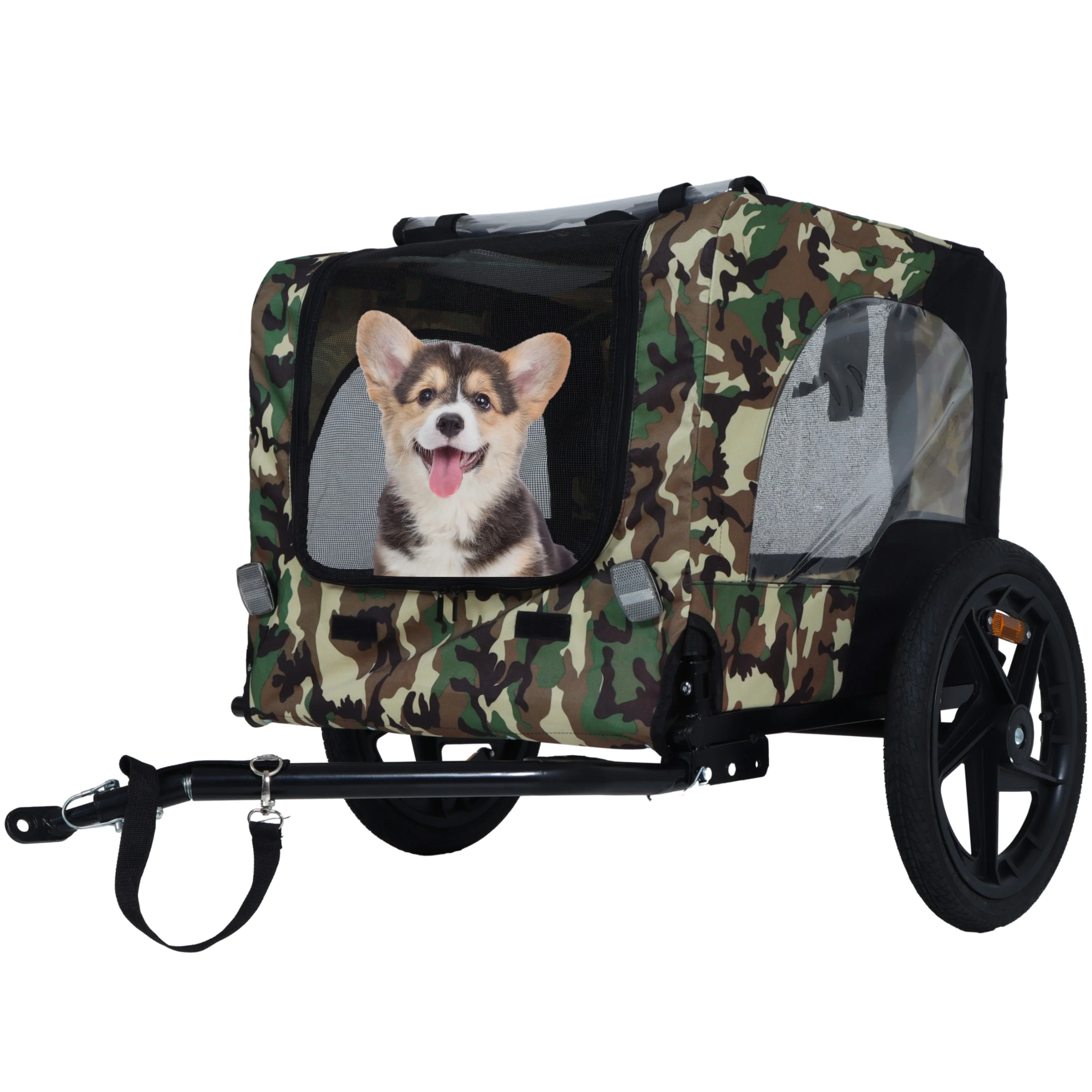 Pet Bike Trailer Dog Cart for Bicycle Suitable for Small and Medium Pets - Image 3
