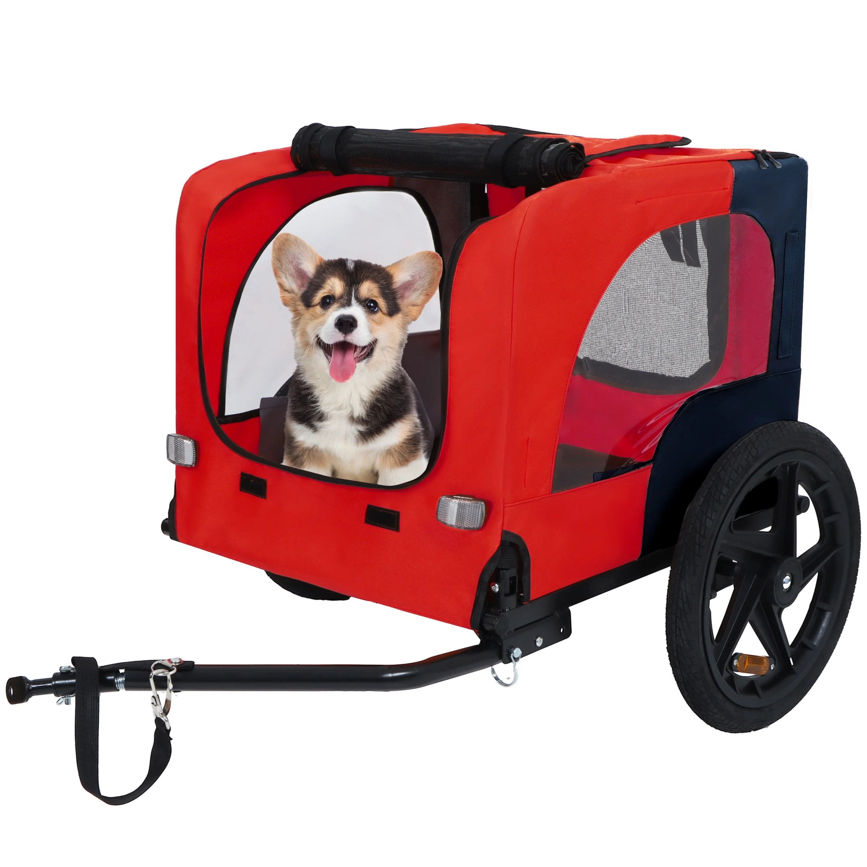 Pet Bike Trailer Dog Cart for Bicycle Suitable for Small and Medium Pets - Image 3