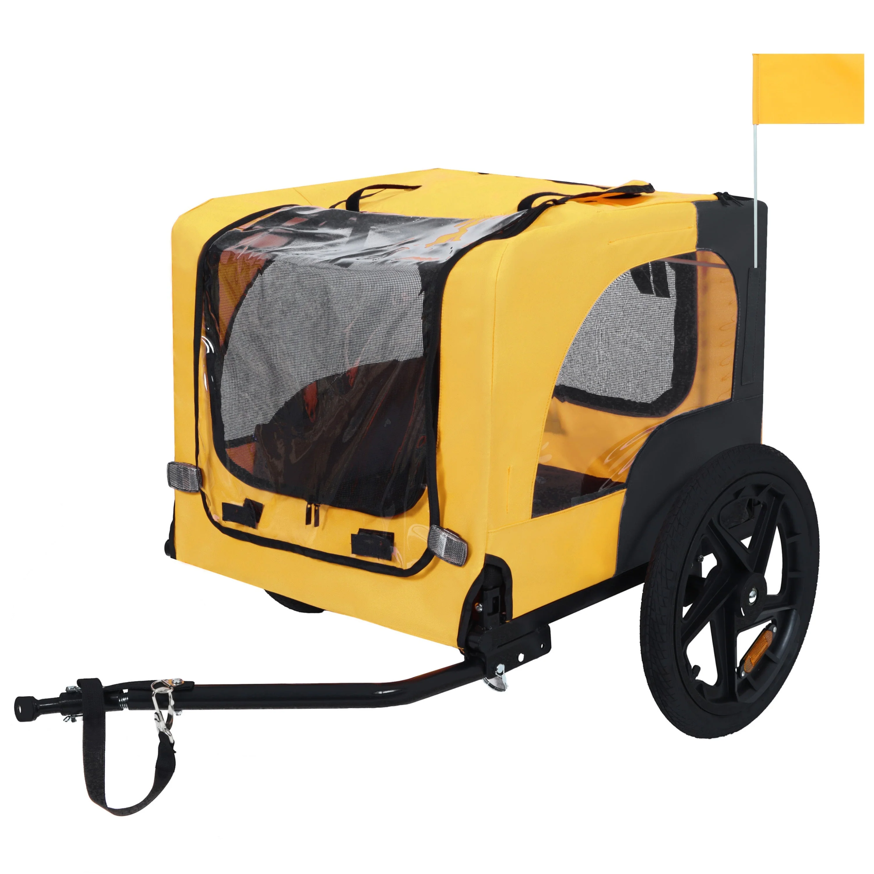 Pet Bike Trailer Dog Cart for Medium Dogs up to 66 lbs - Image 2