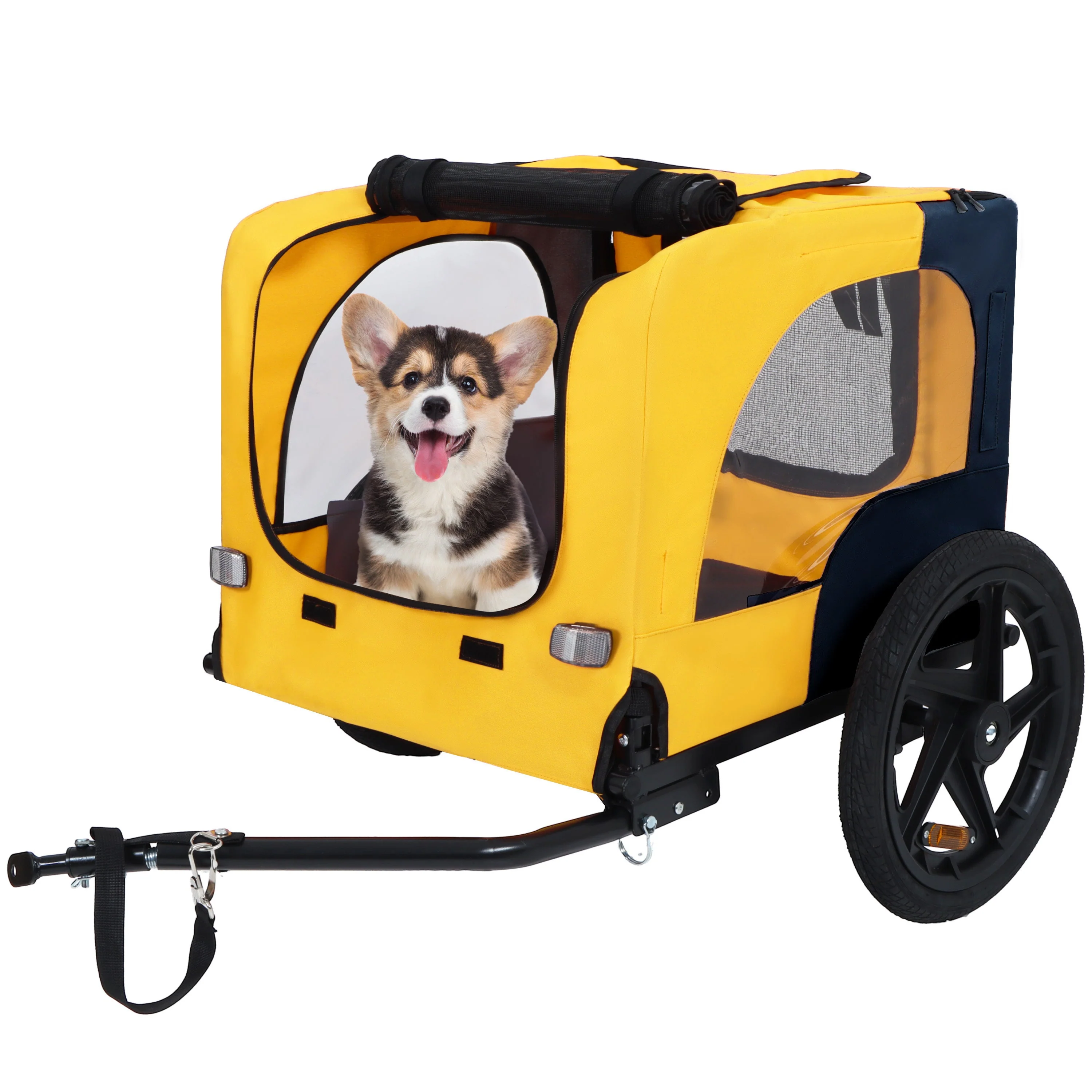 Pet Bike Trailer Dog Cart for Medium Dogs up to 66 lbs - Image 3