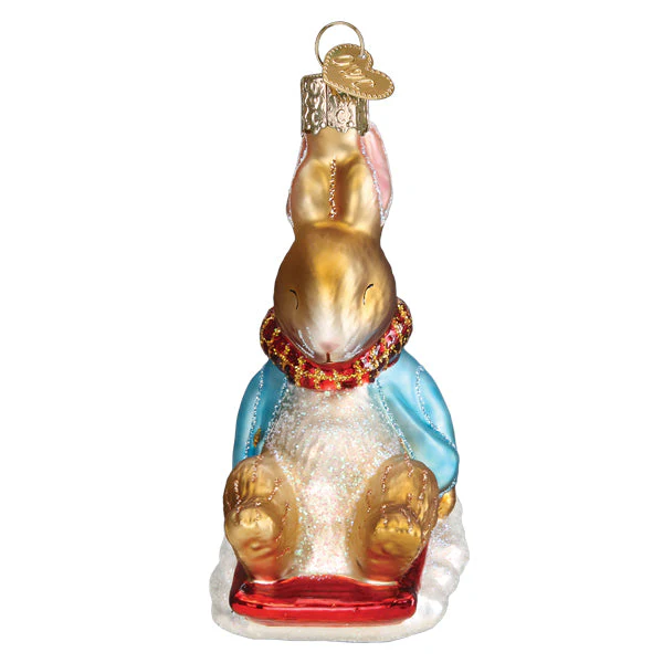 Peter Rabbit On Sled Ornament - Image 5
