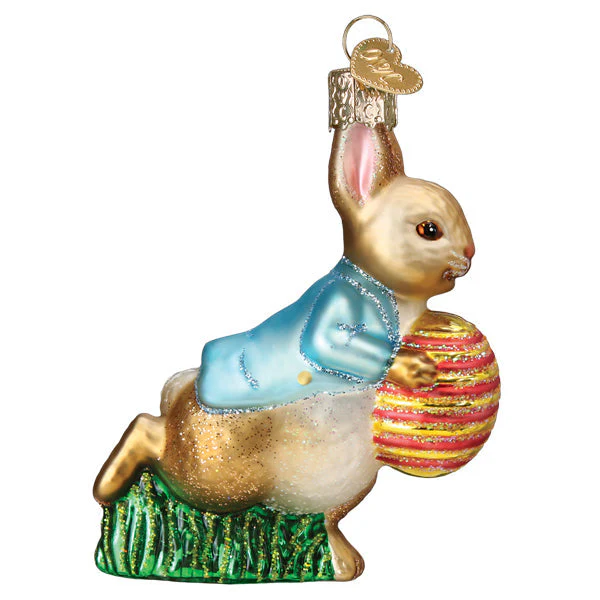 Peter Rabbit With Easter Egg Ornament - Image 3
