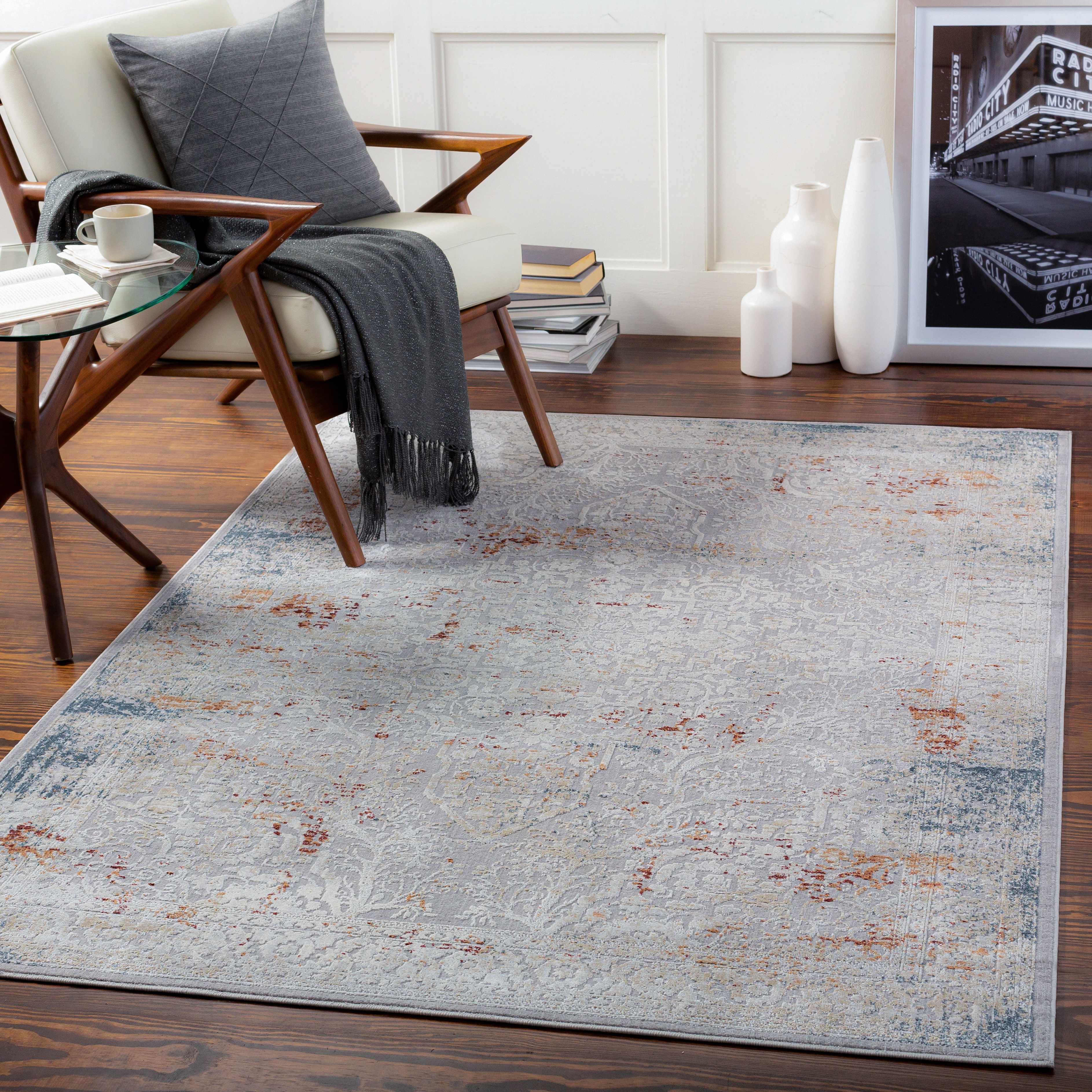 Petersburgh Textured Luxe Area Rug - Clearance - Image 2