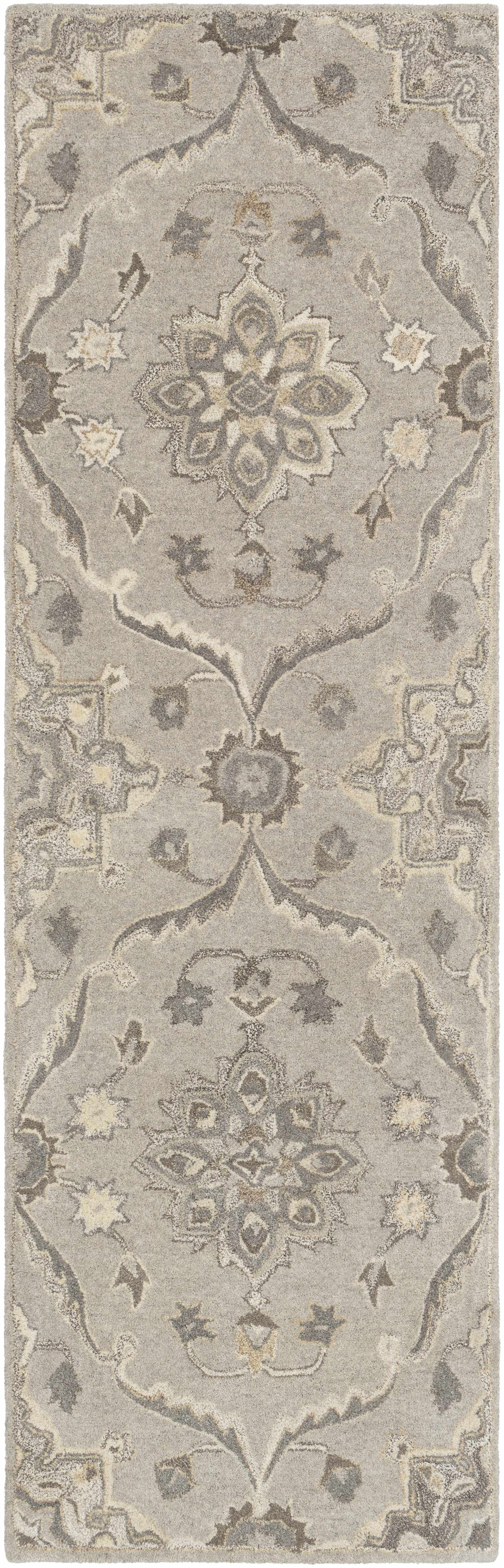 Peterstown Beige Wool Rug - Image 10