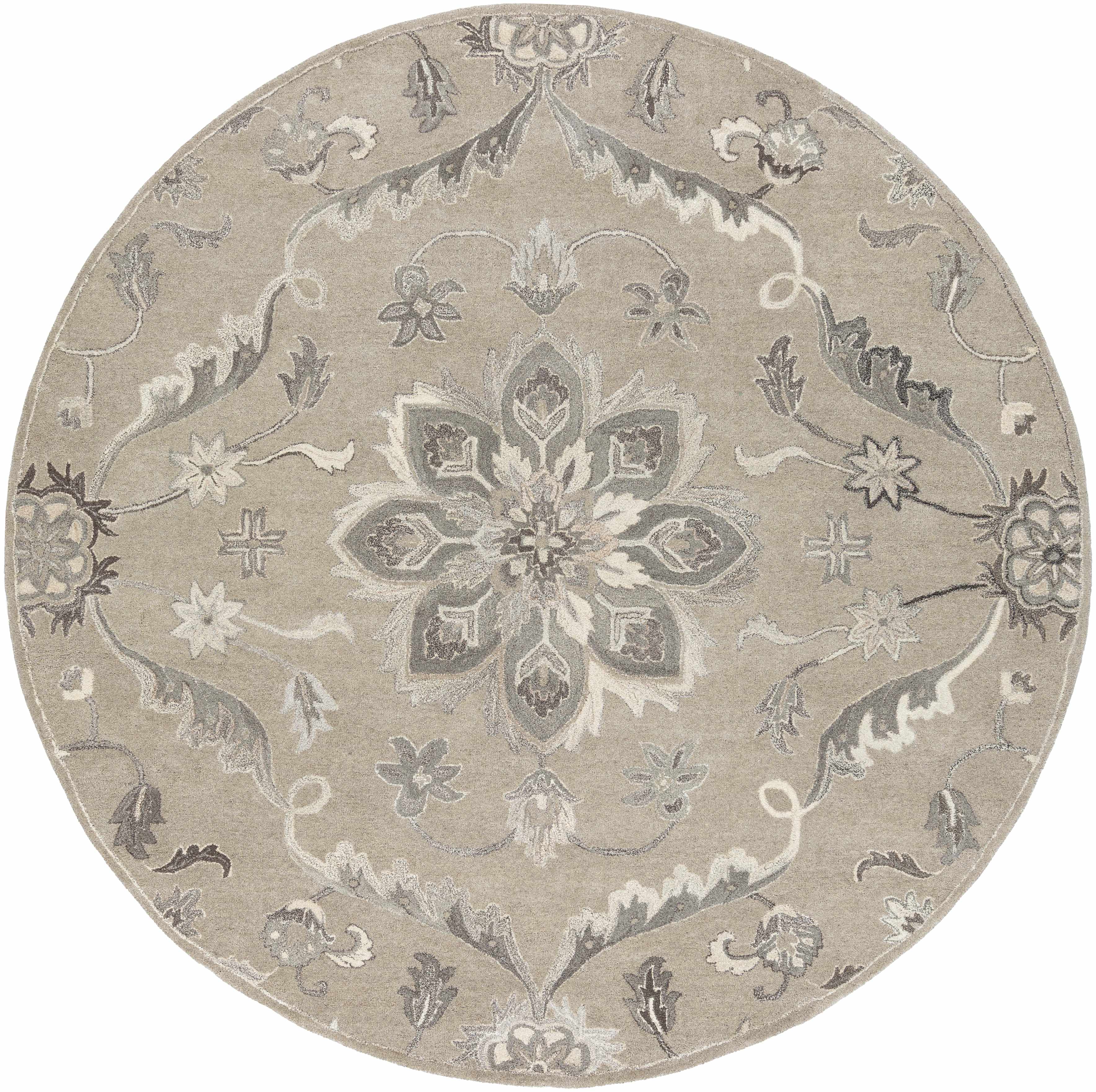 Peterstown Beige Wool Rug - Image 15