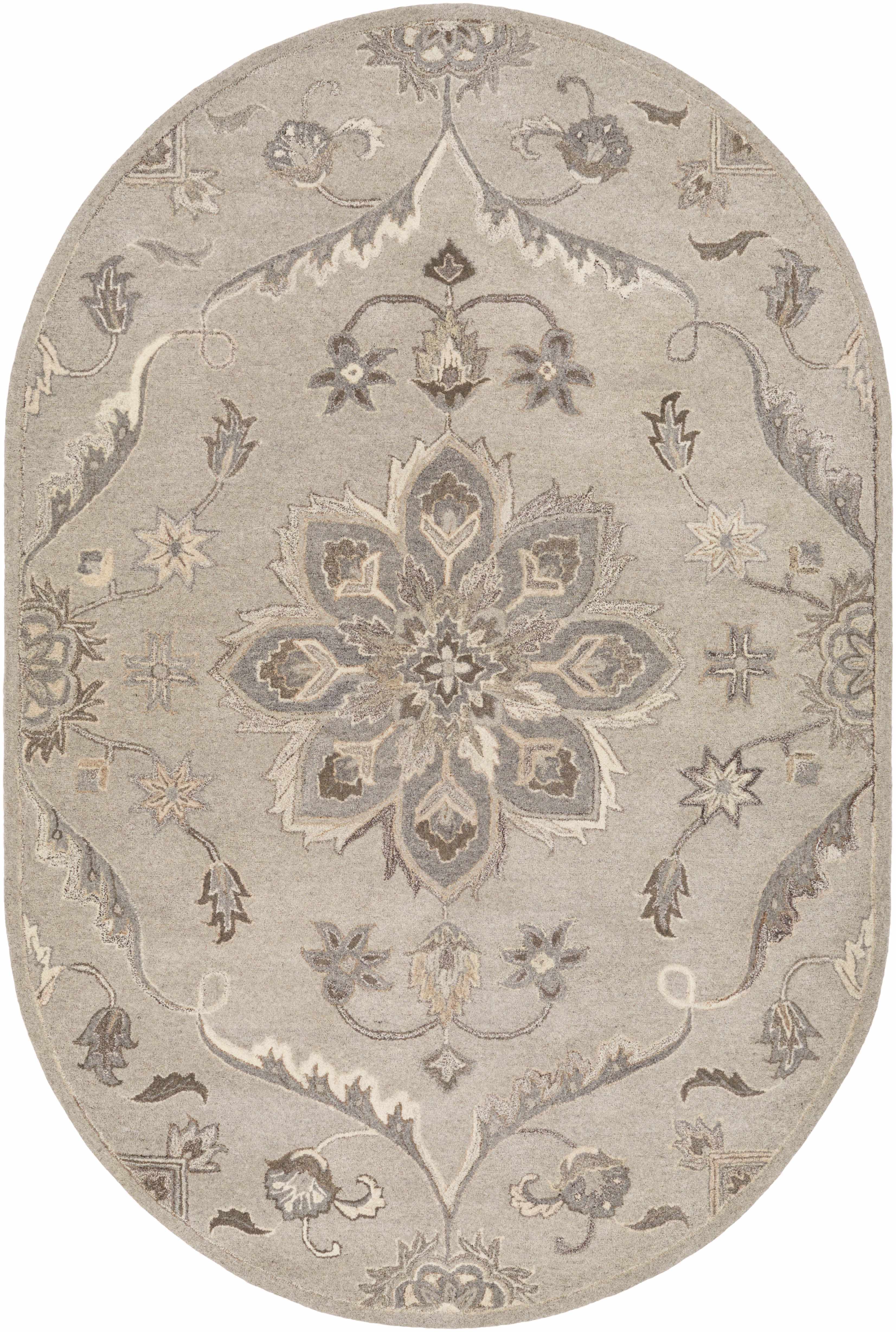 Peterstown Beige Wool Rug - Image 16