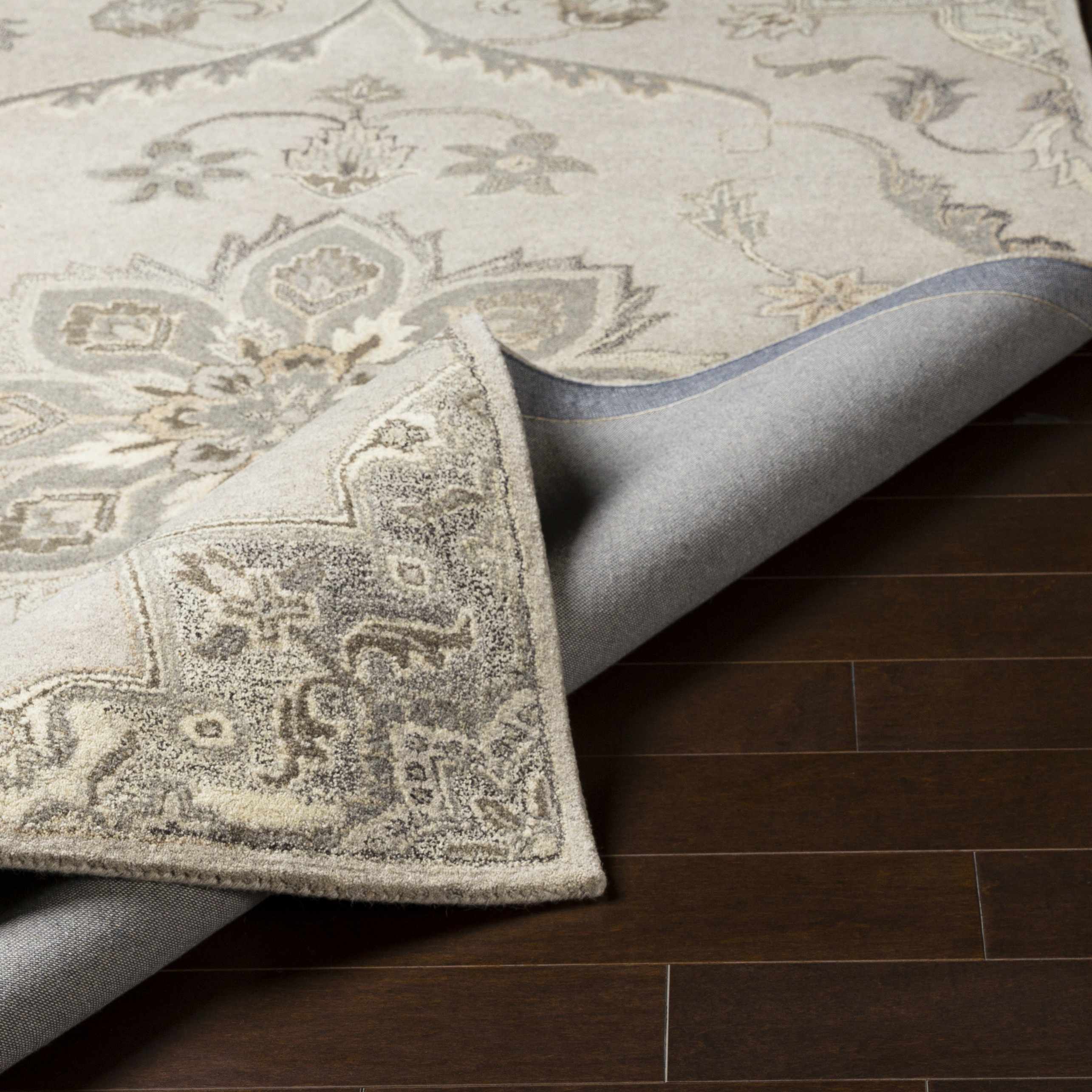 Peterstown Beige Wool Rug - Image 4