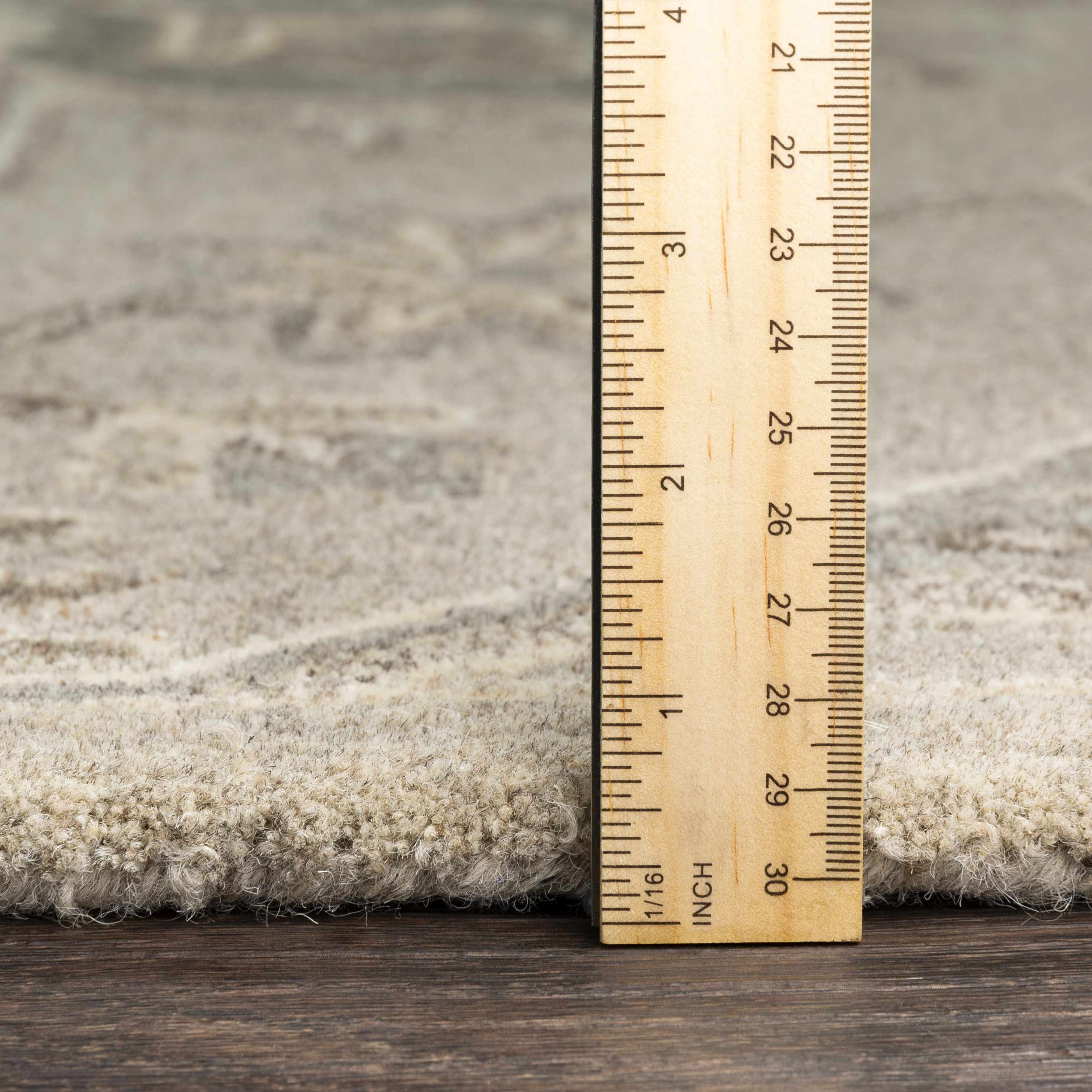 Peterstown Beige Wool Rug - Image 5