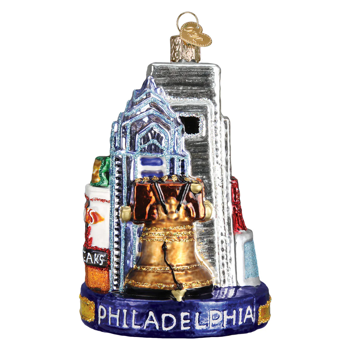 Philadelphia Ornament by Old World Christmas - Image 3