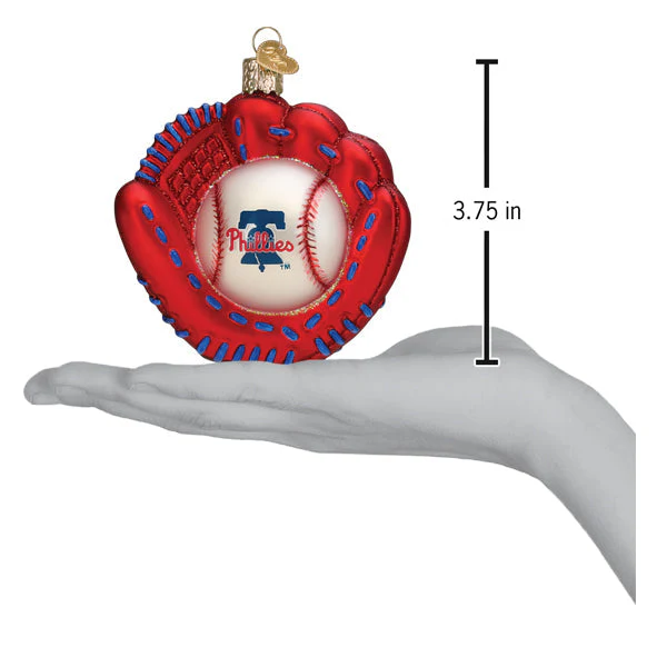 Phillies Baseball Mitt Ornament - Image 5