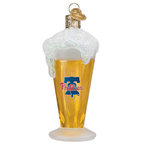 Phillies Glass Of Beer Ornament - Image 3