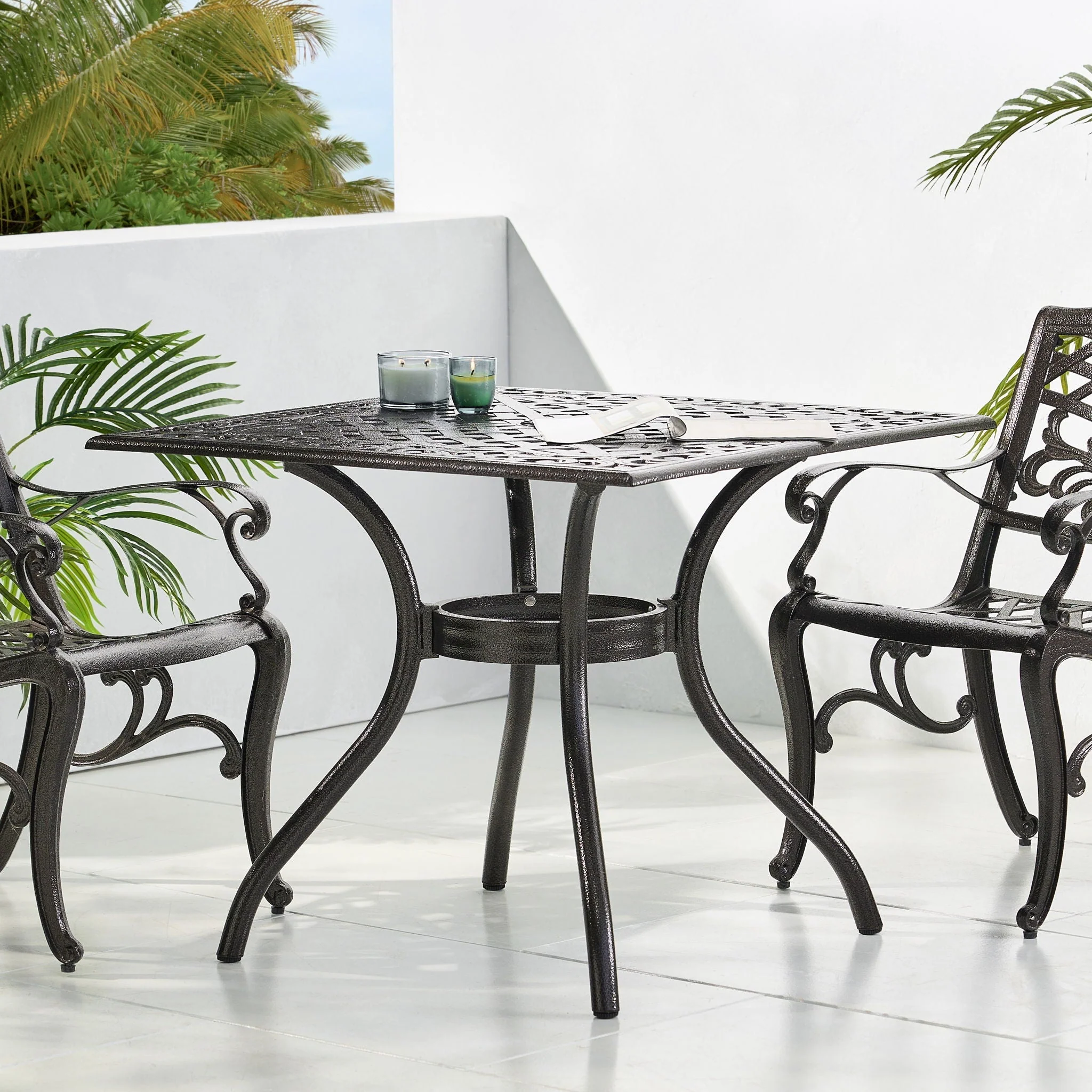 Phoenix - Square Table - Bronze - Image 2