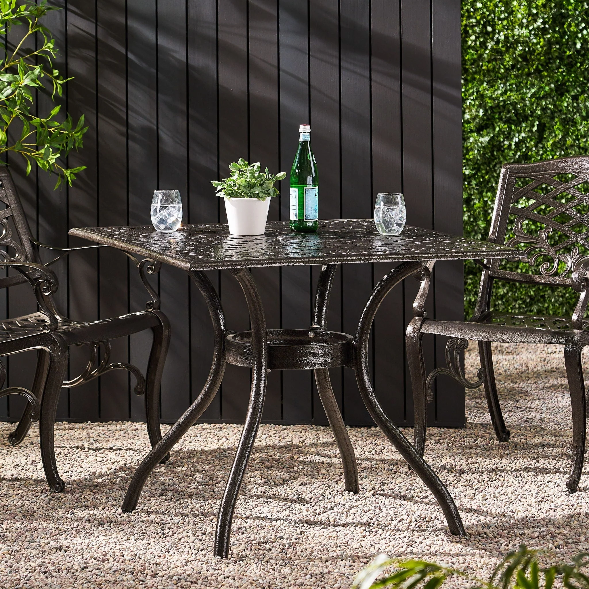Phoenix - Square Table - Bronze - Image 4