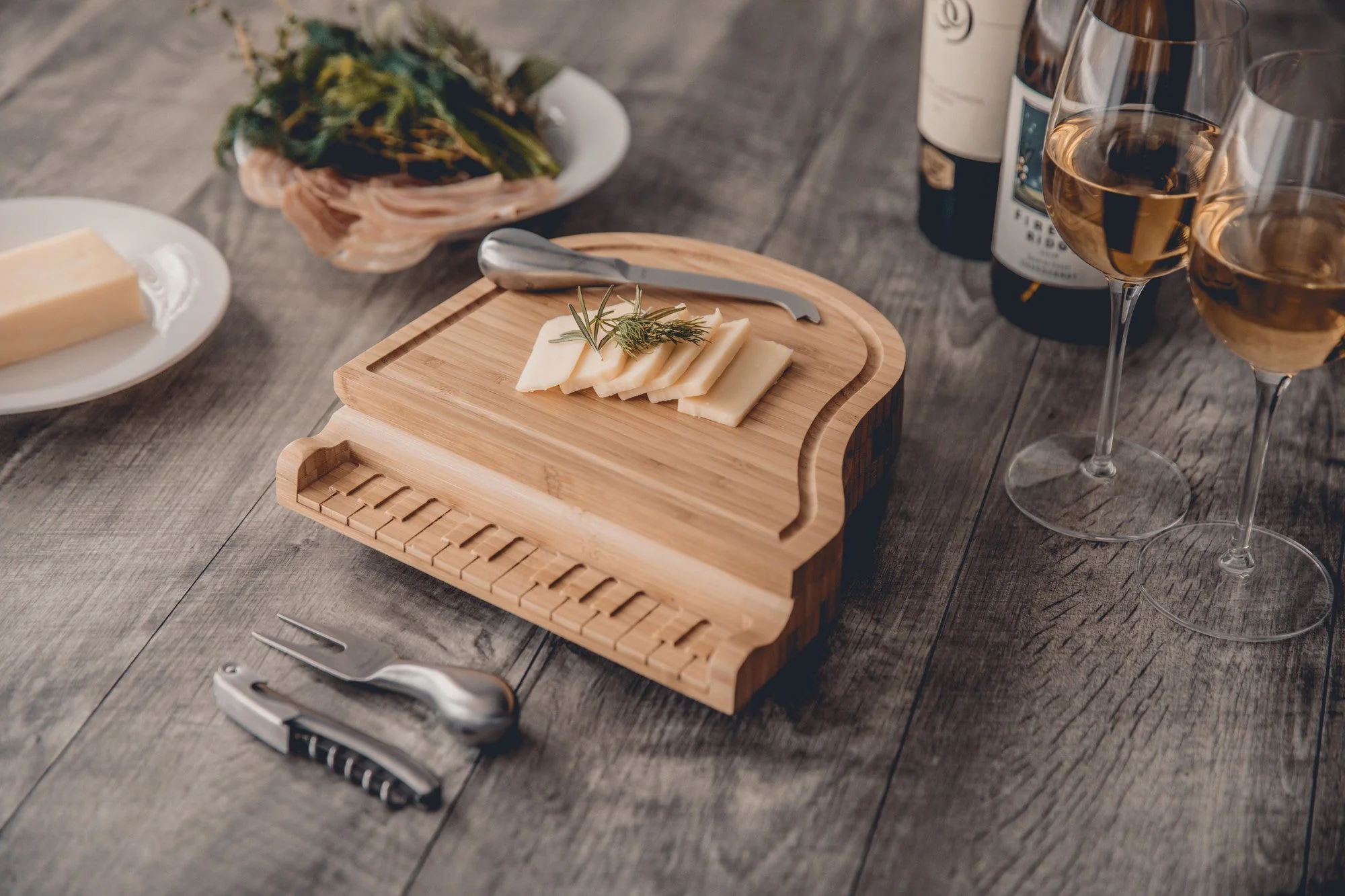 Piano Cheese Cutting Board & Tools Set - Image 4
