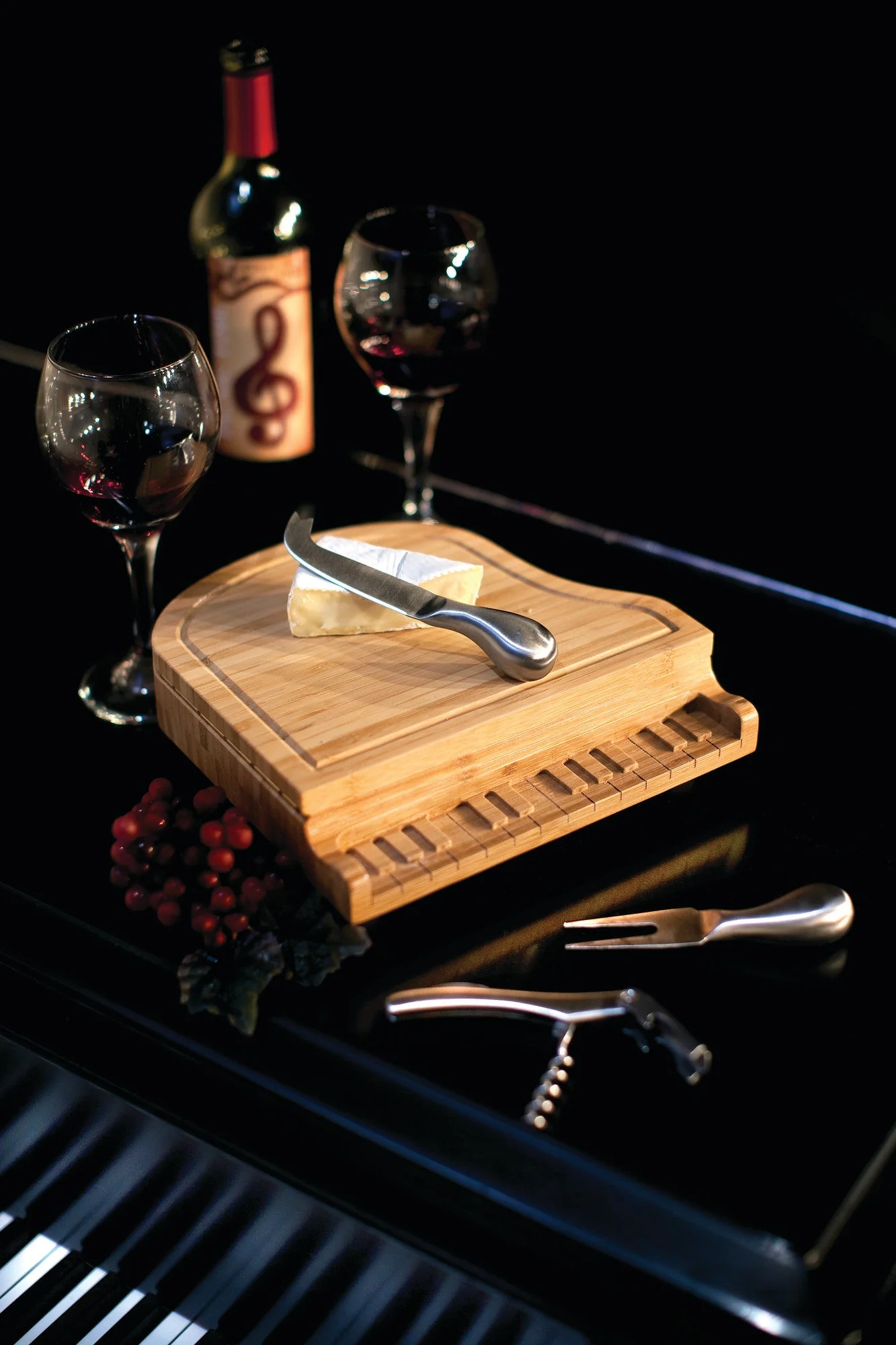 Piano Cheese Cutting Board & Tools Set - Image 7