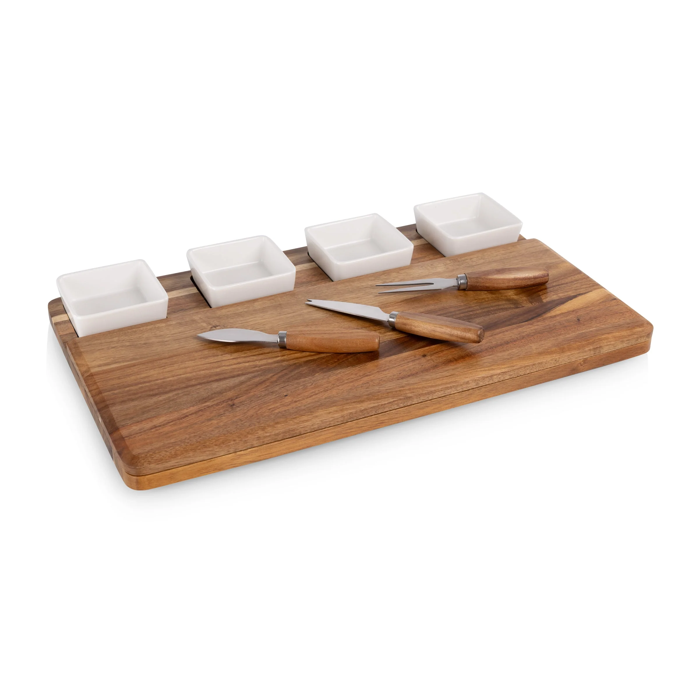 Picada Tapas & Cheese Board Set with Dip Bowls - Image 5