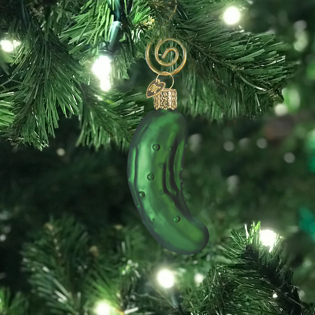 Pickle Ornament 3.5 x 2 x 1.5 Inch by Old World Christmas - Image 6