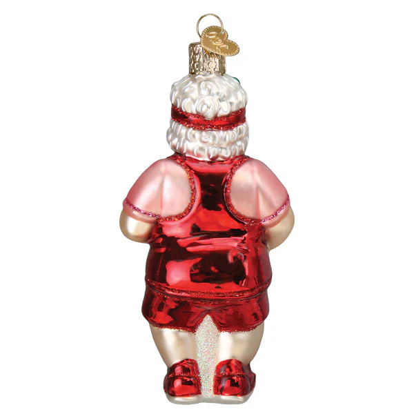 Pickleball Mrs. Claus Ornament - Image 4