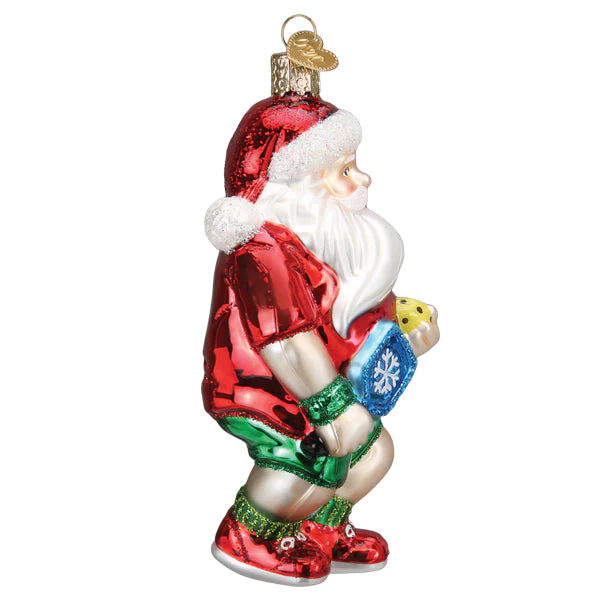 Pickleball Santa Christmas Ornament - Image 5