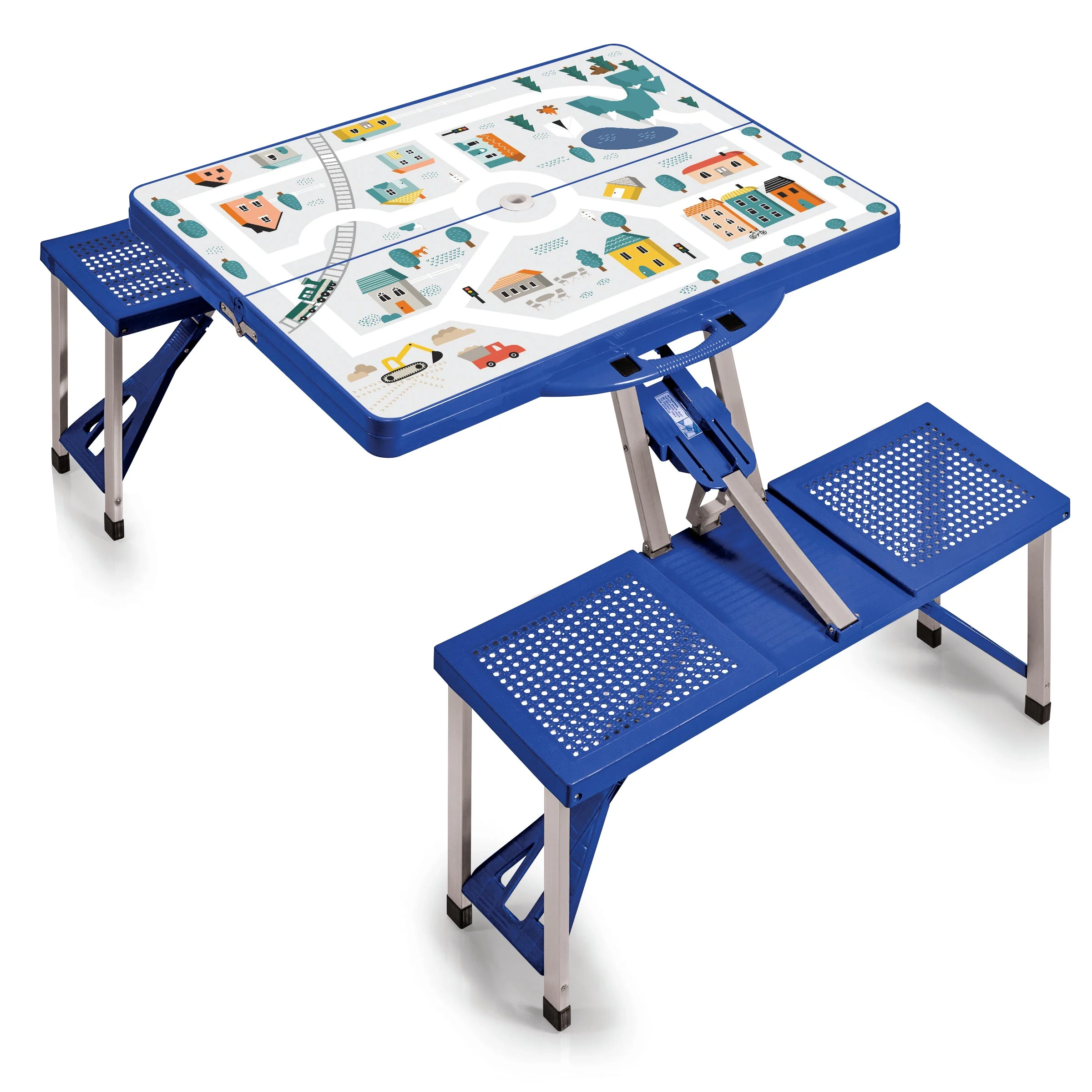 Picnic Table Portable Folding Table with Seats - Image 8