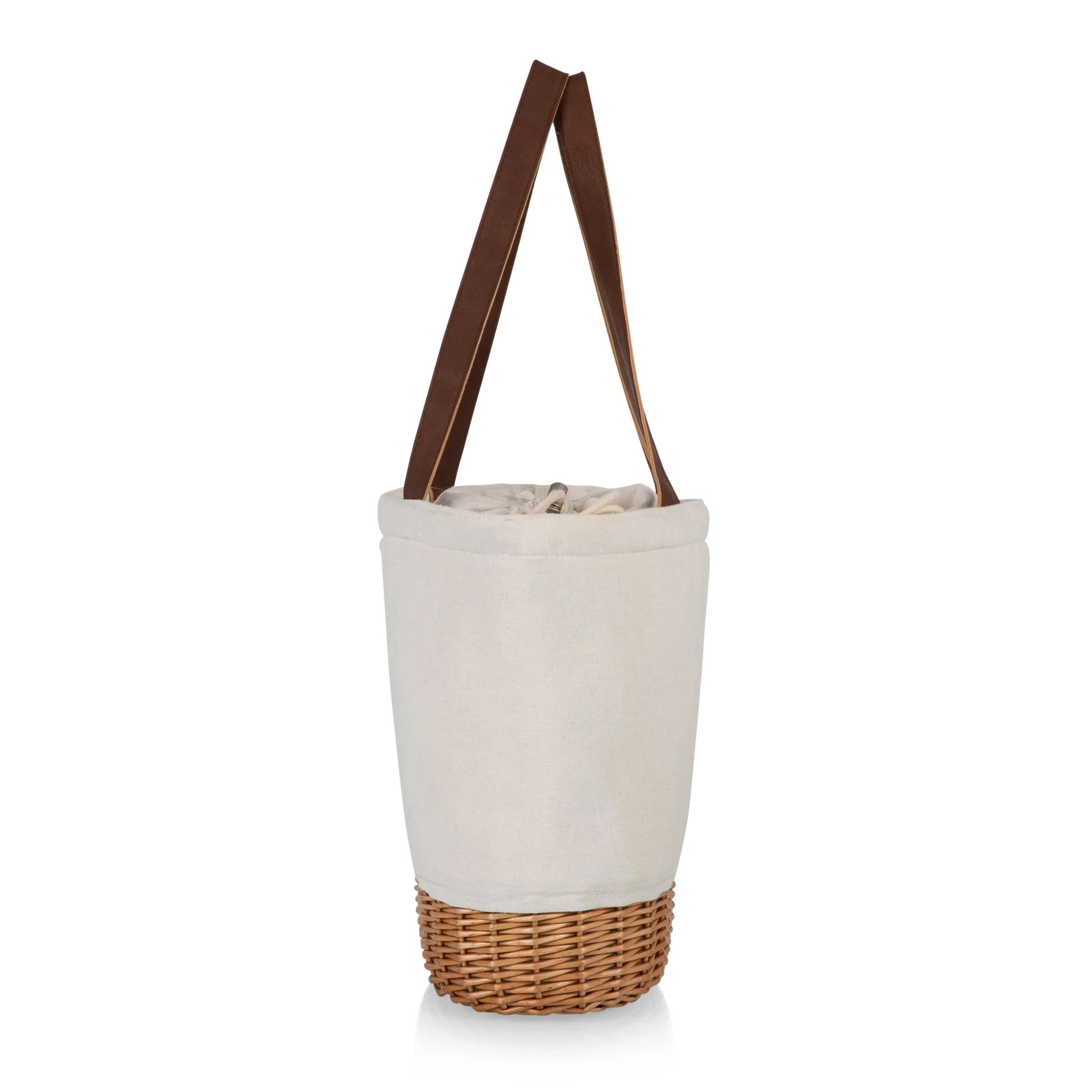 Pico Willow and Canvas Lunch Basket - Image 6