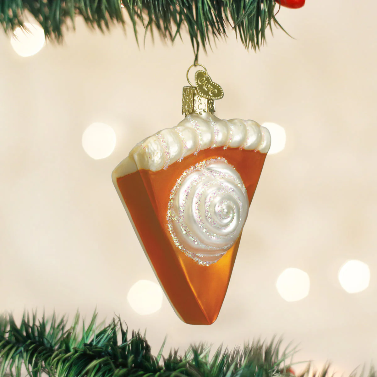 Piece Of Pumpkin Pie Christmas Ornament