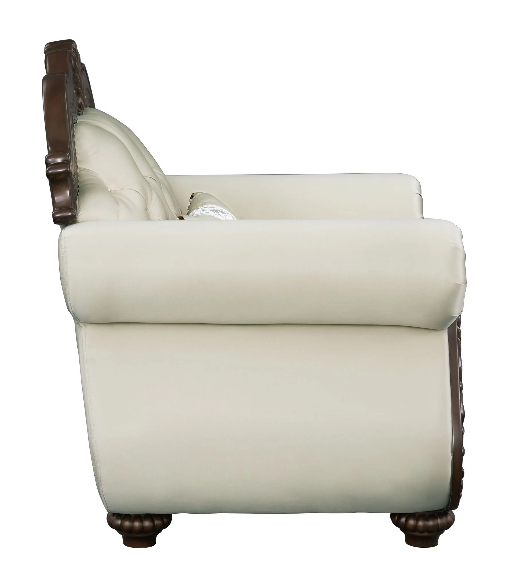 Pierce - Chair With Pillow - Beige / Cherry - Image 2