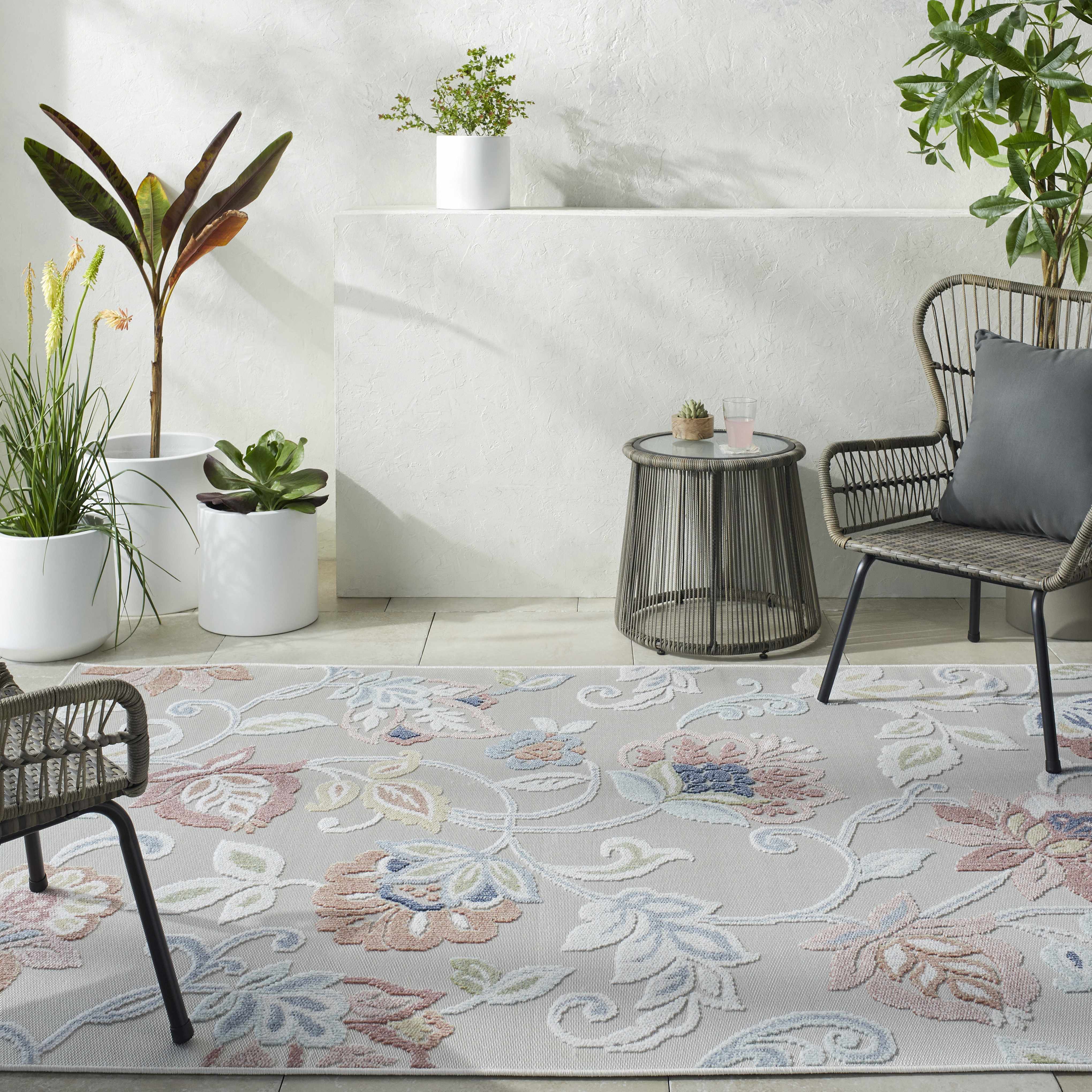 Piers Light Slate Area Rug - Image 2