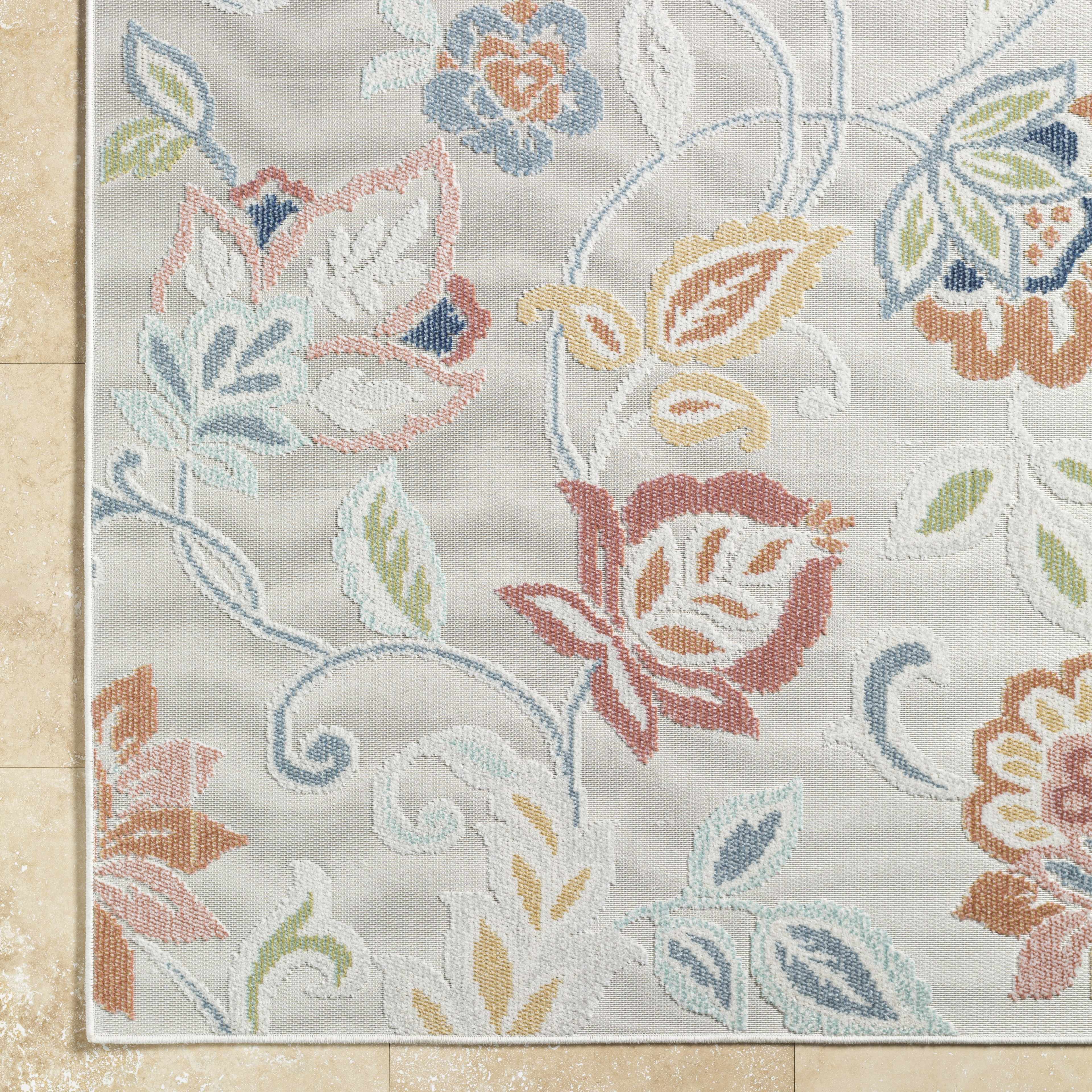 Piers Light Slate Area Rug - Image 7
