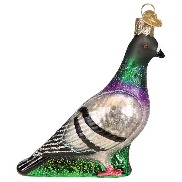 Pigeon Ornament by Old World Christmas - Image 3