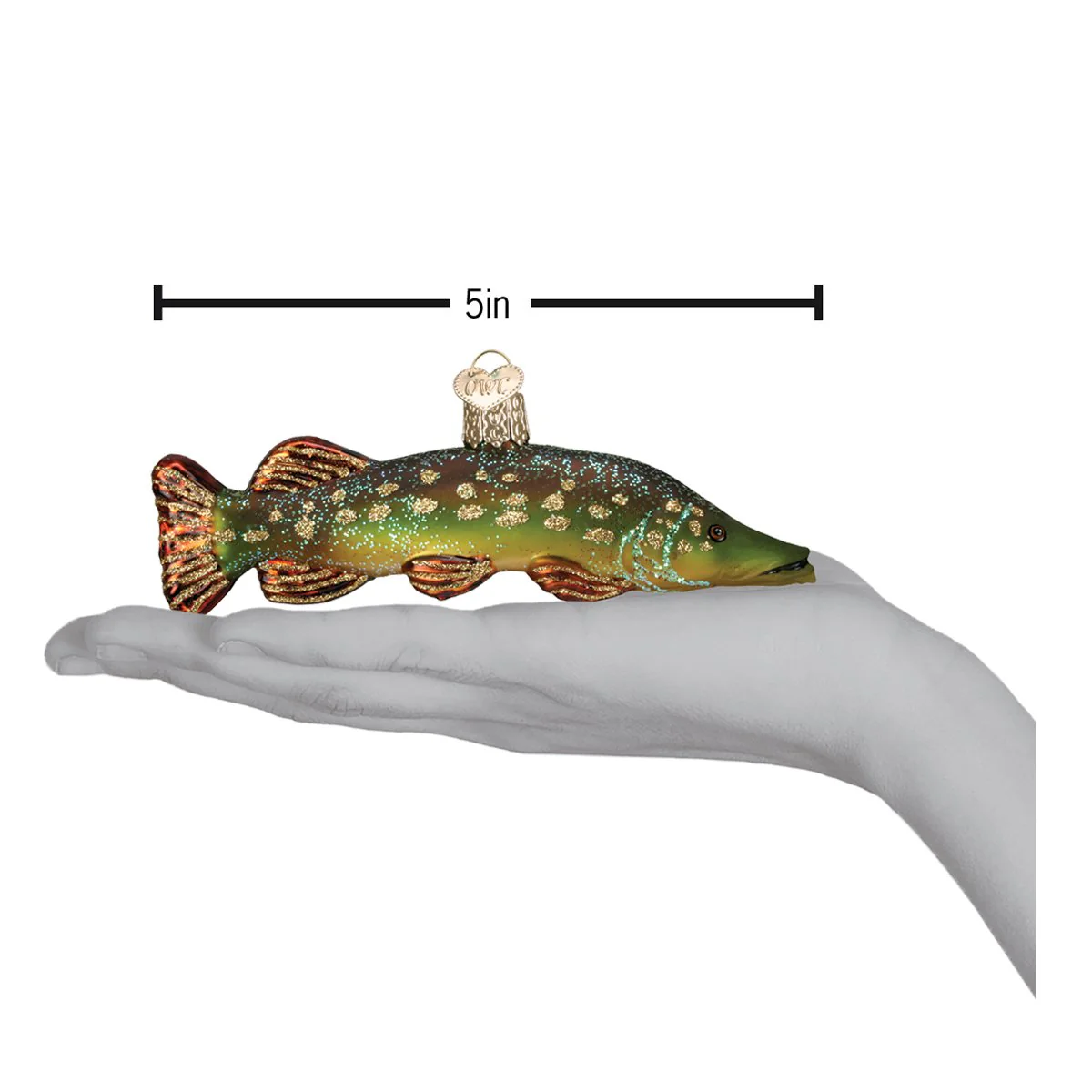 Pike Ornament by Old World Christmas - Image 5