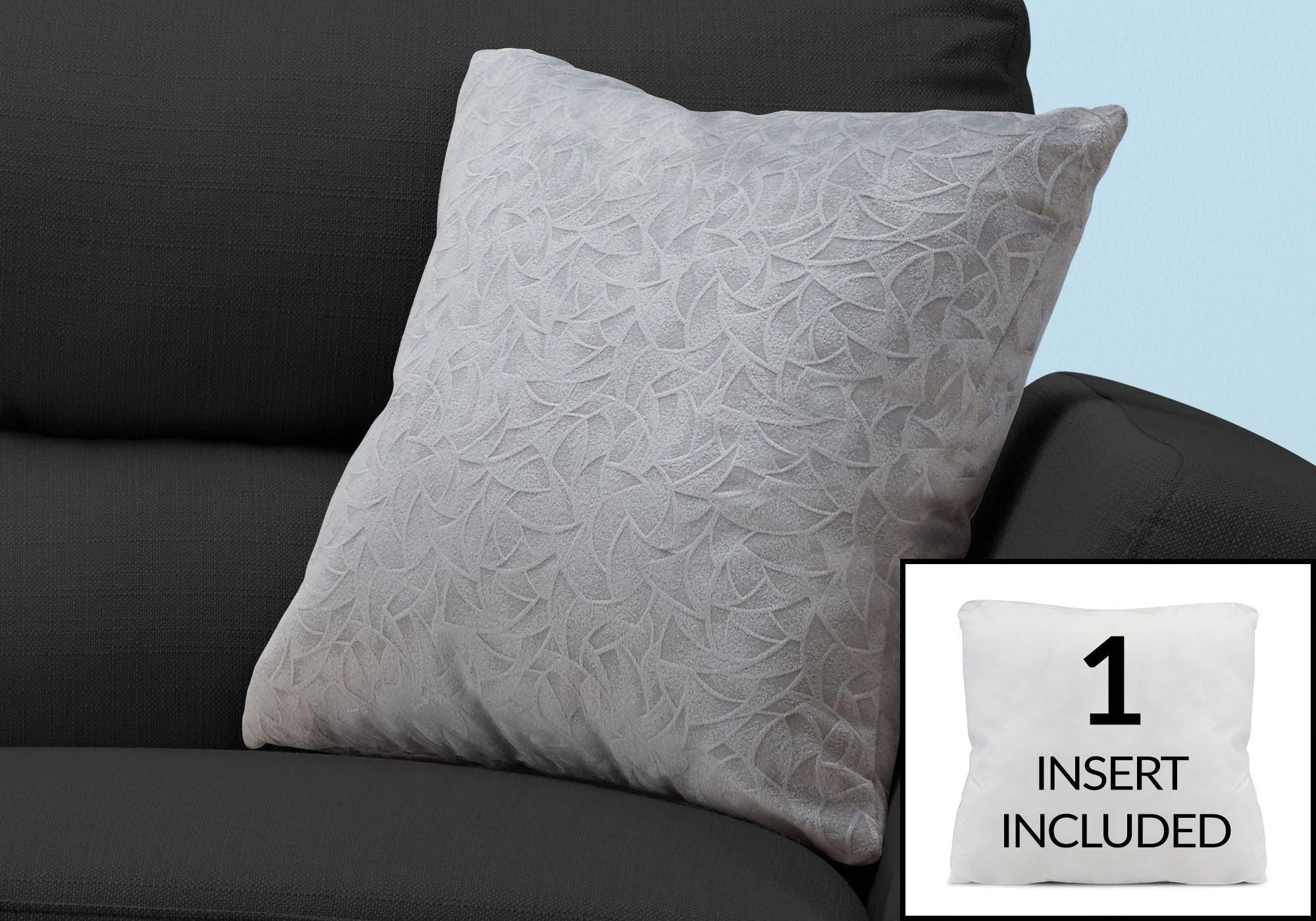 Pillow Square, Insert Included, Decorative Throw, Hypoallergenic - Image 5