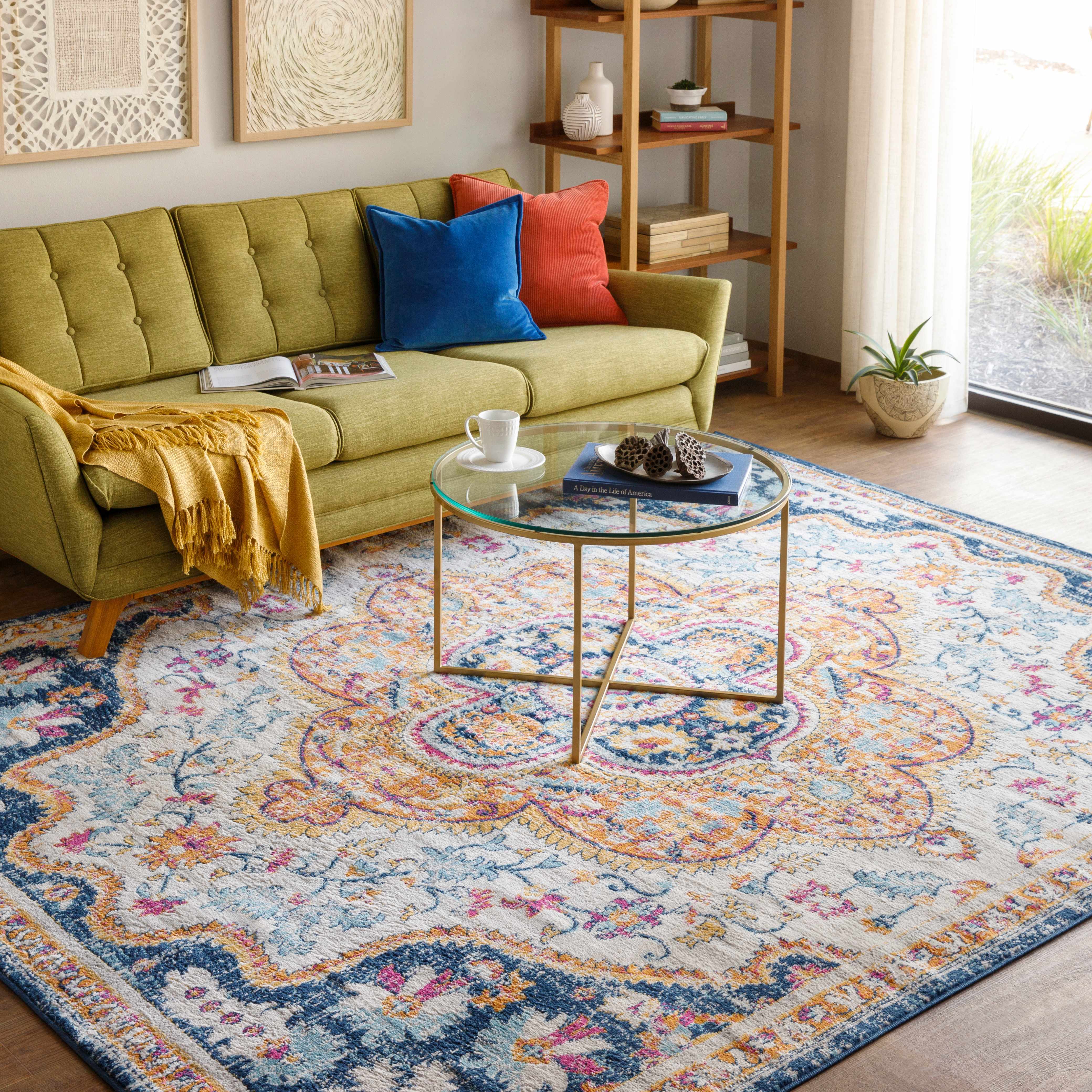 Pimperne Traditional Medallion Area Rug - Image 2