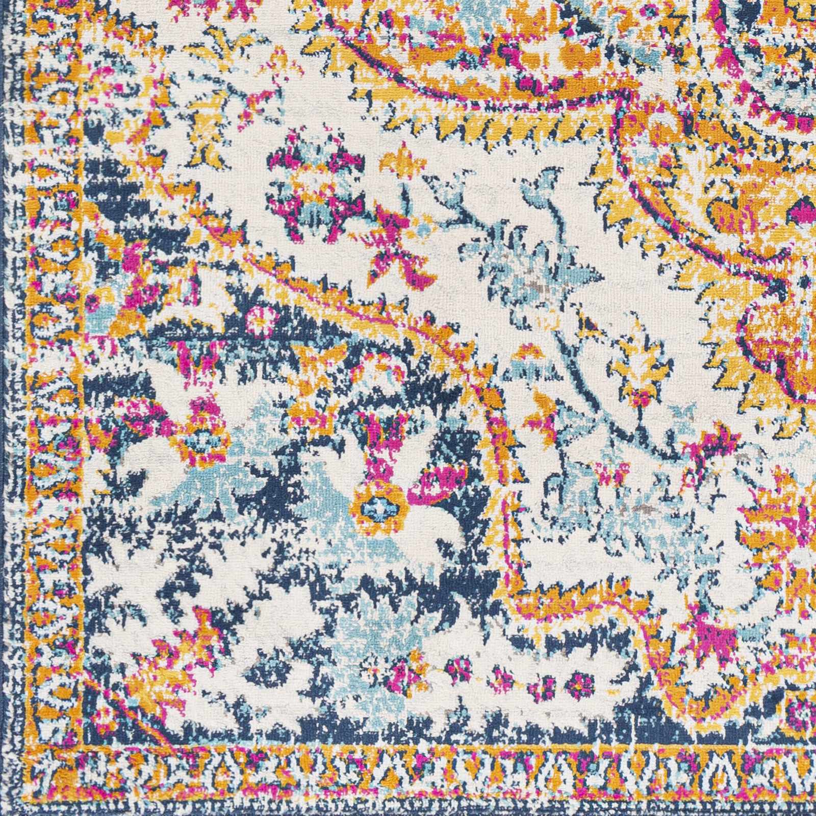 Pimperne Traditional Medallion Area Rug - Image 4