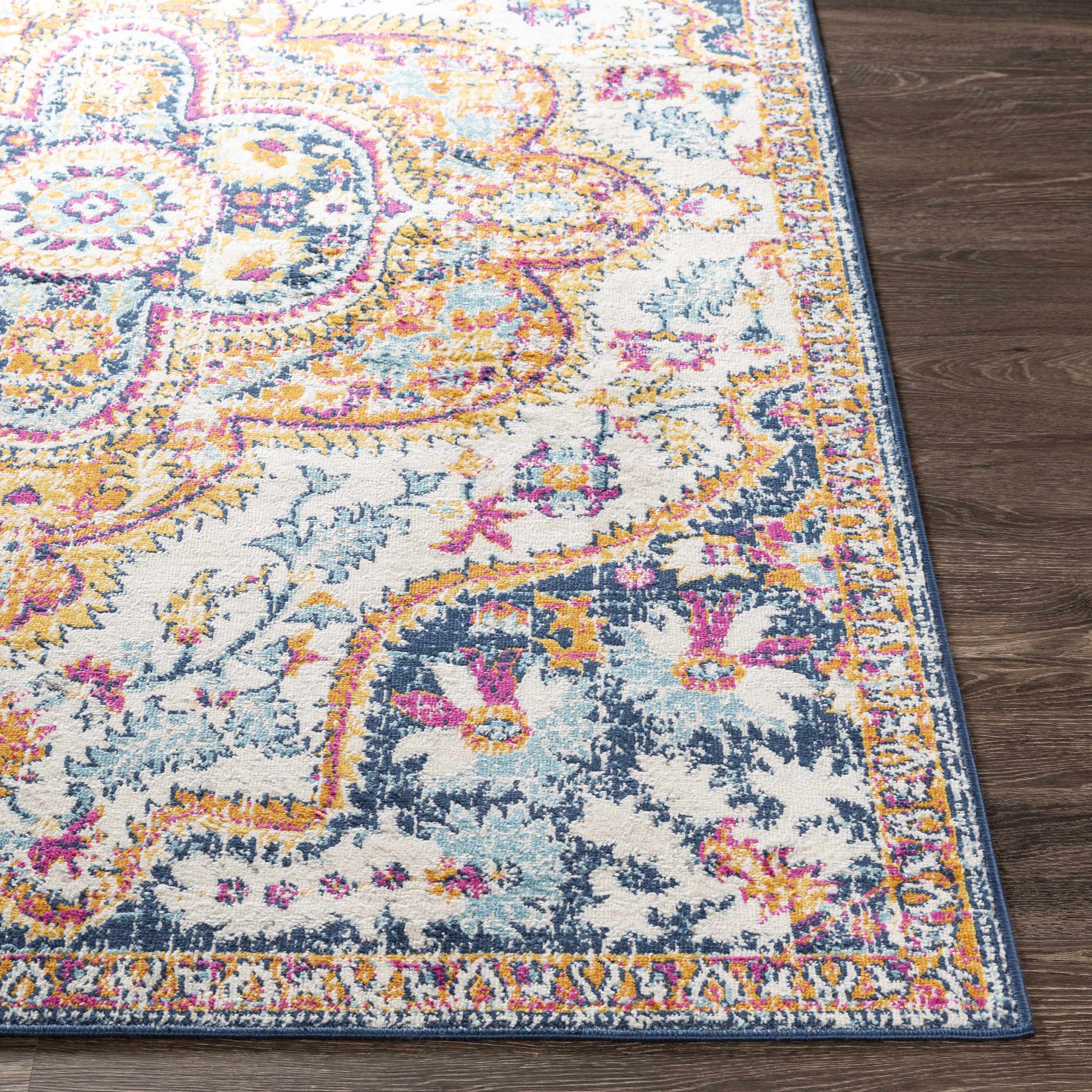 Pimperne Traditional Medallion Area Rug - Image 8