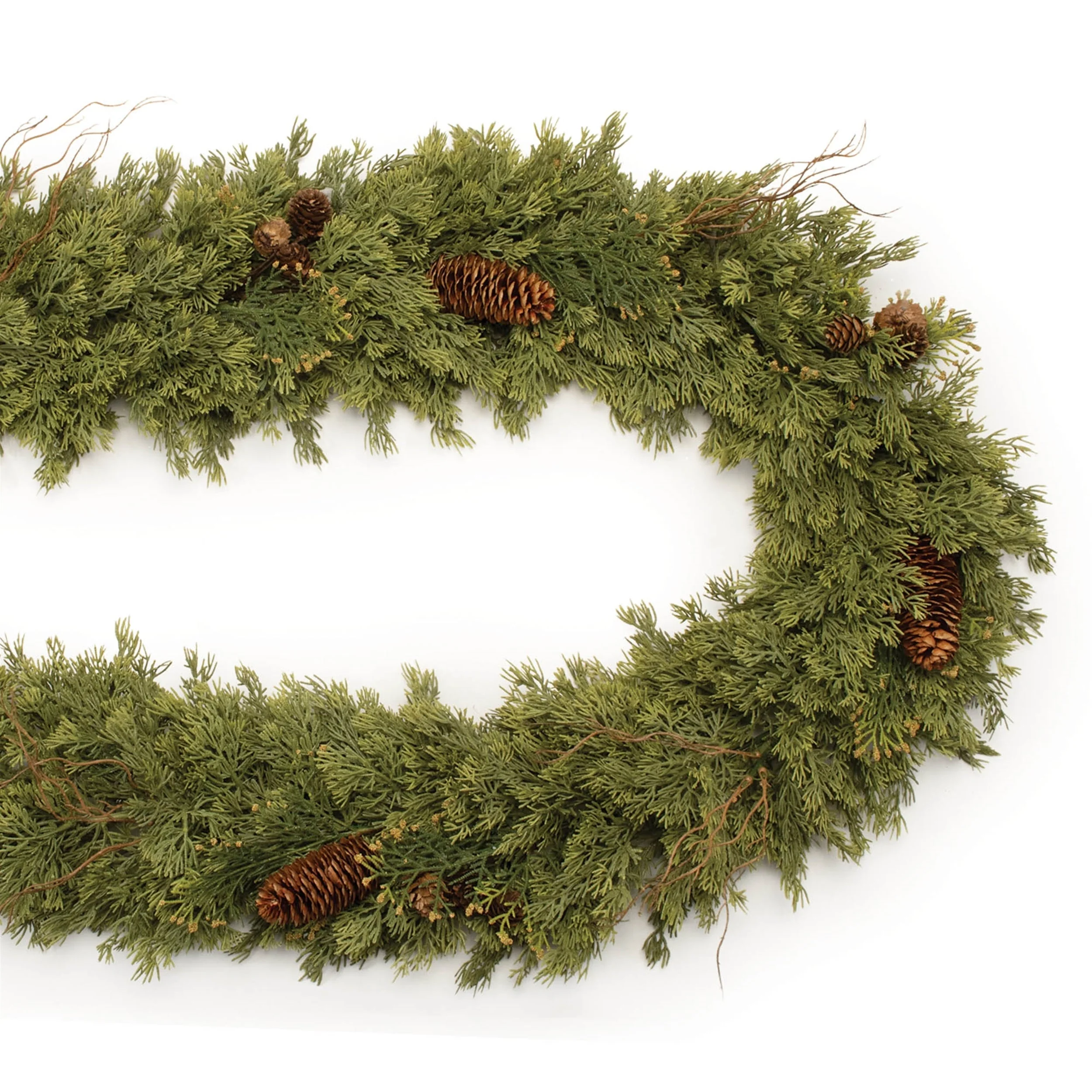 Pine and Pinecone Garland 5.5'L - Image 2