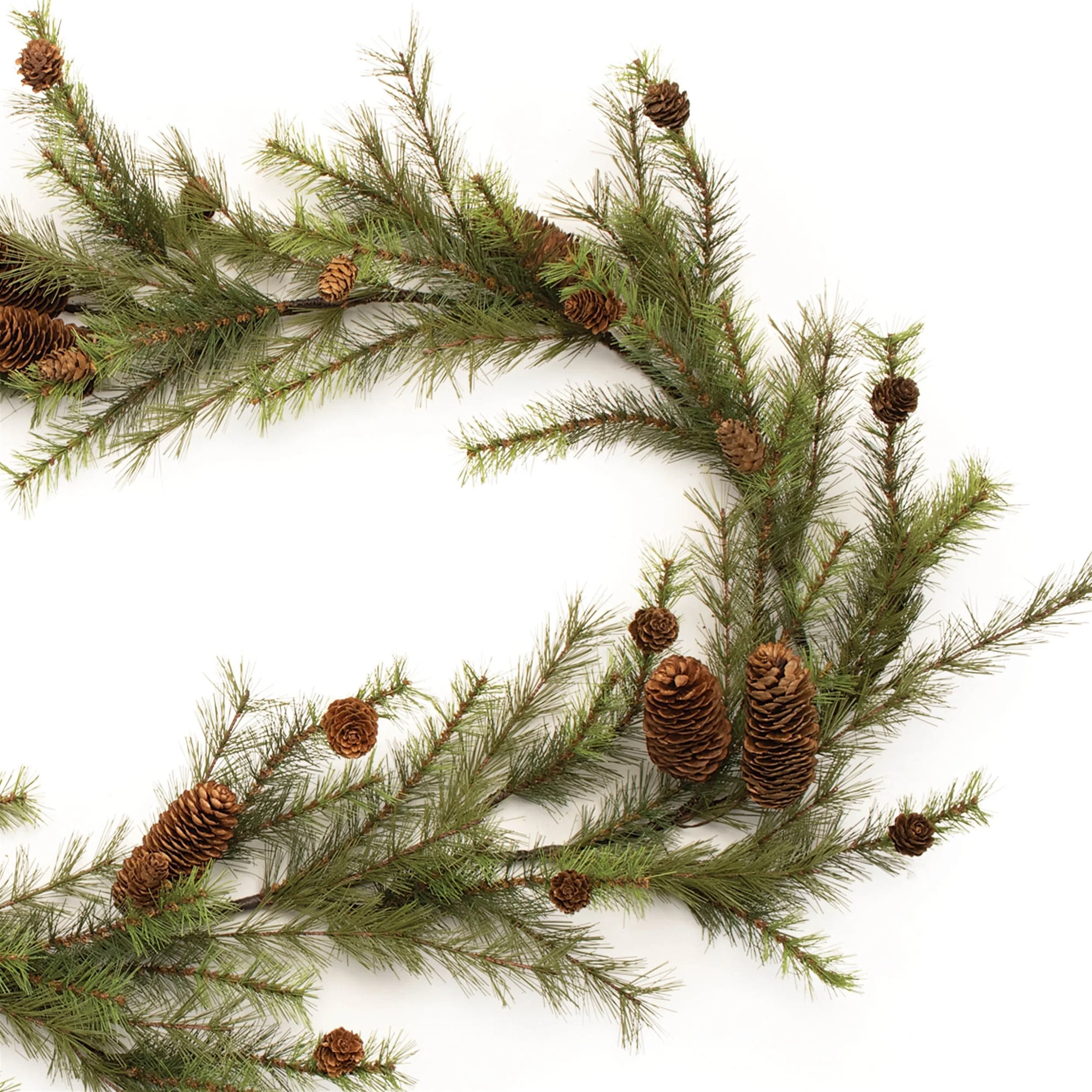 Pine and Pinecone Garland 6'L - Image 2