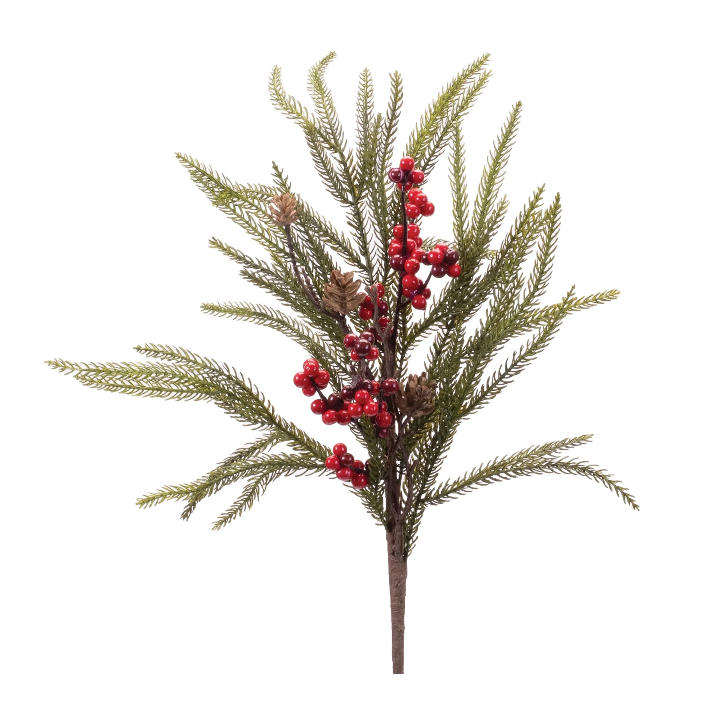 Pine Berry and Pinecone Spray (Set of 6)