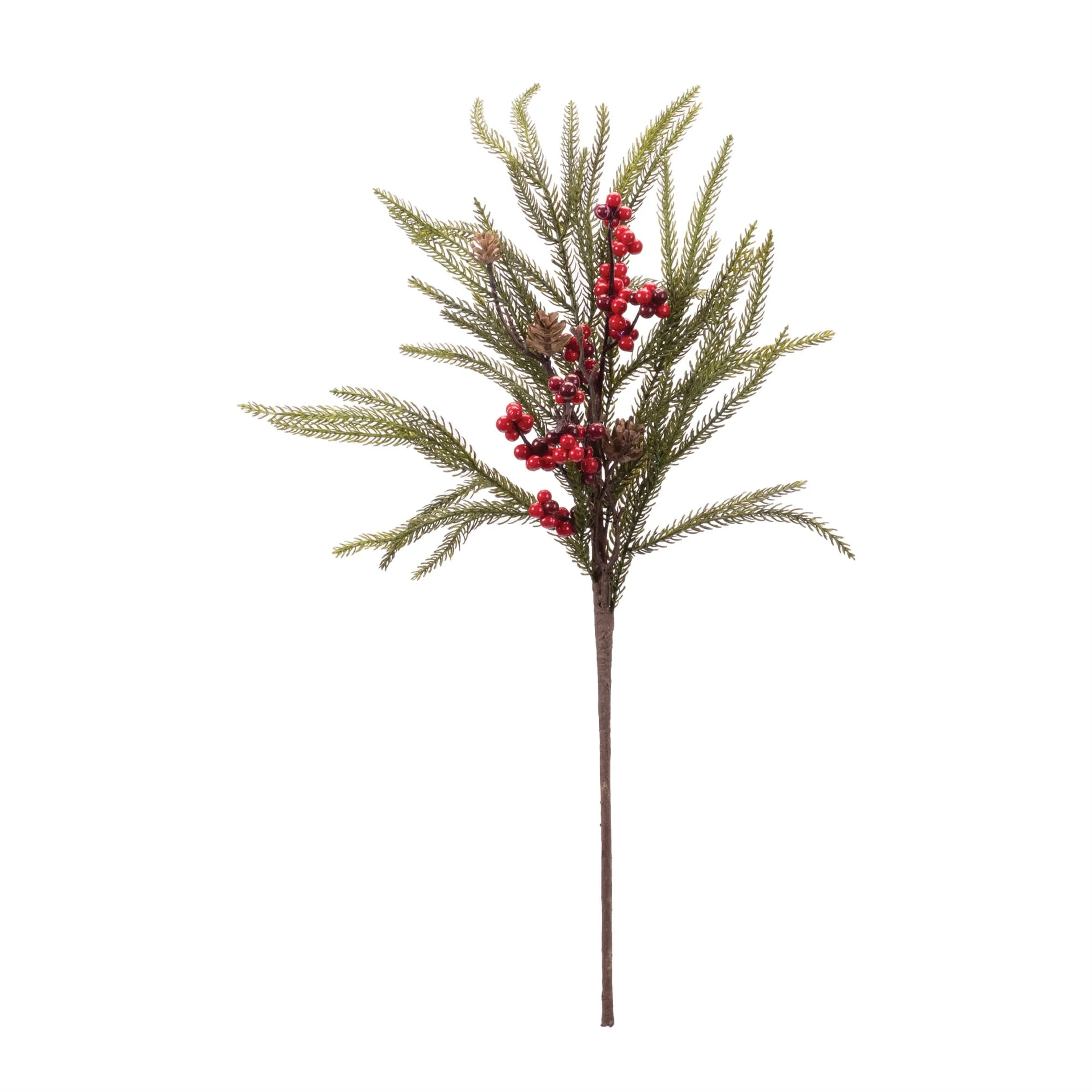 Pine Berry and Pinecone Spray (Set of 6) - Image 2