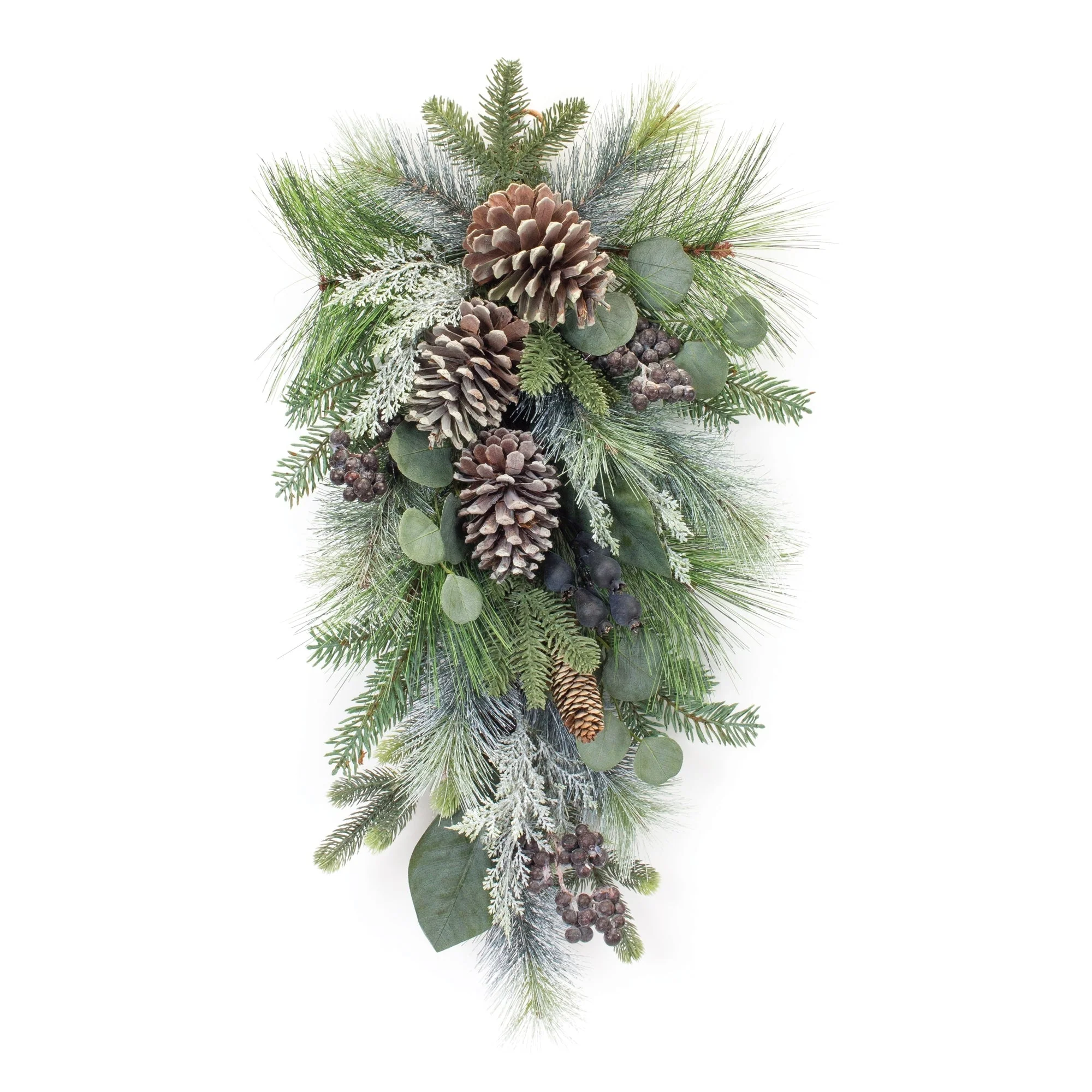 Pine Berry Eucalyptus Swag 27"H