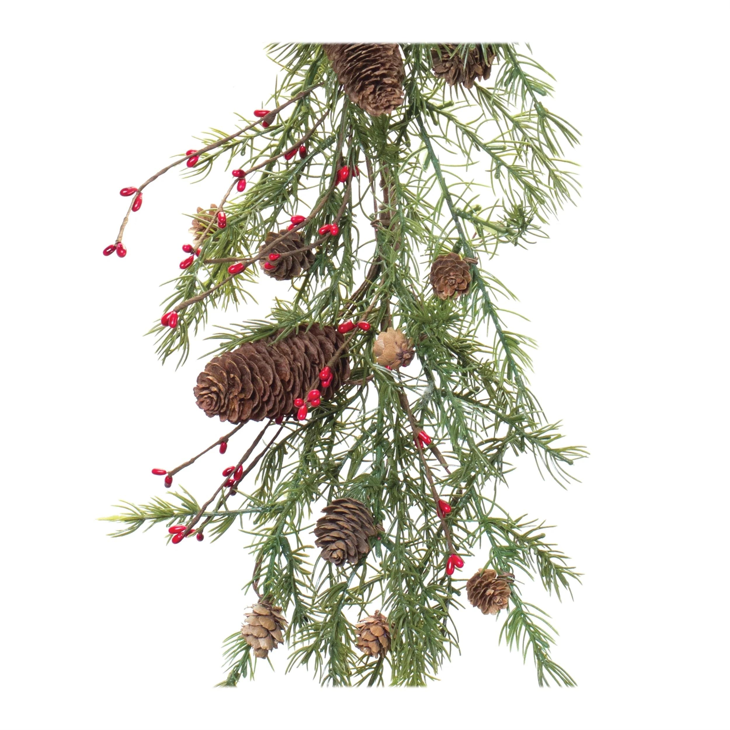 Pine Cone Berry Twig Garland (Set of 2) - Image 2