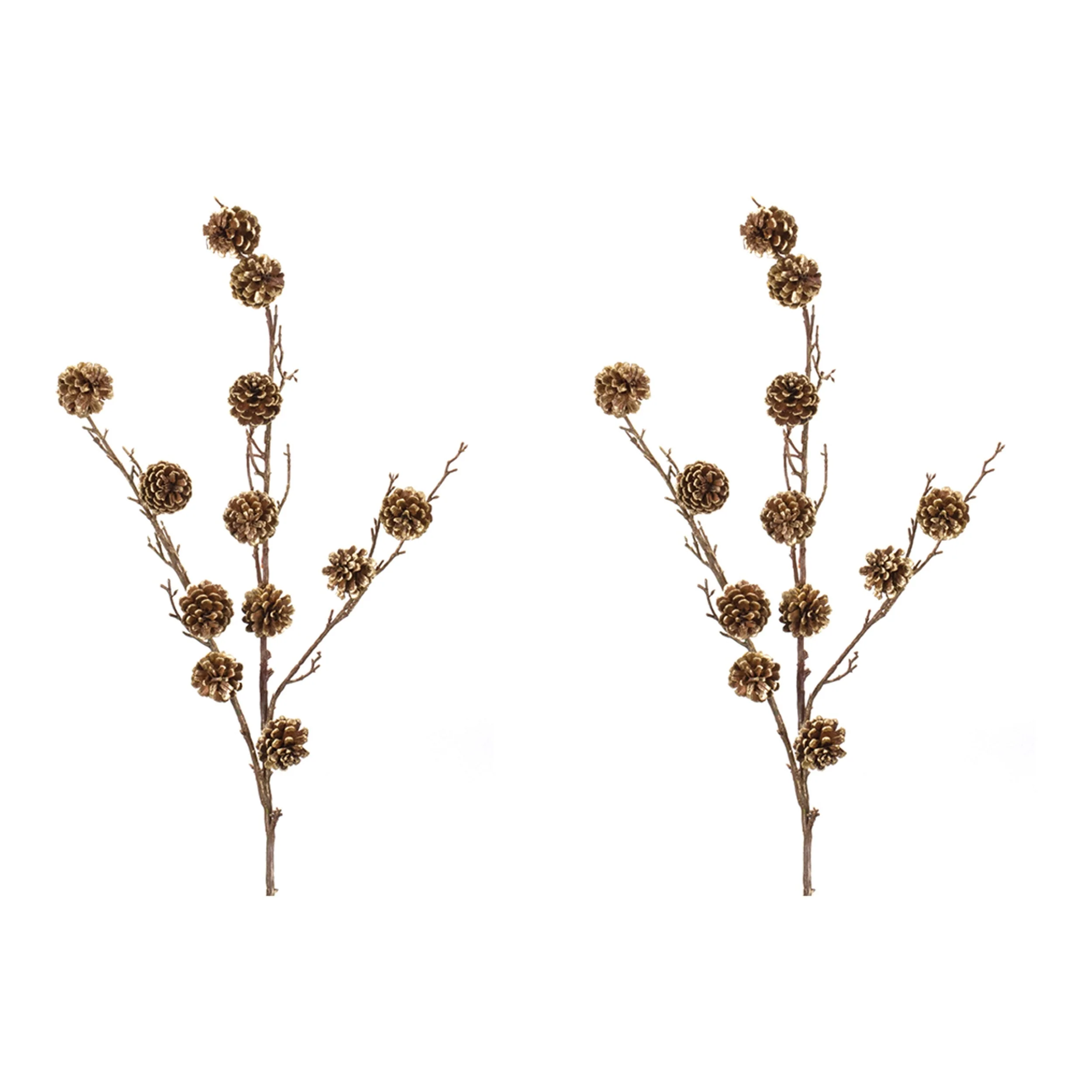 Pine Cone Twig Spray (Set of 2) - Image 3
