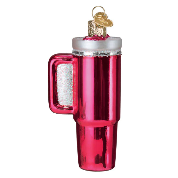 Pink Kringle Cup Ornament - Image 4
