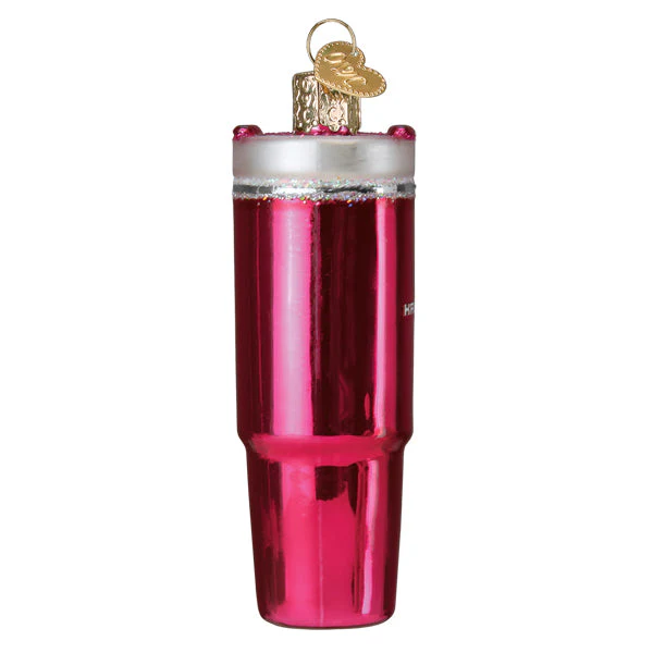Pink Kringle Cup Ornament - Image 5