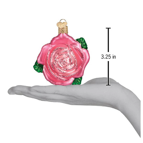 Pink Rose Ornament - Image 4