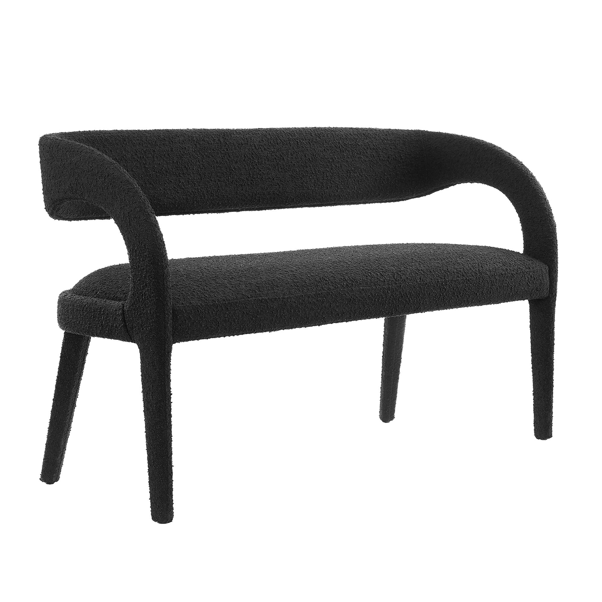 Pinnacle Boucle Fabric Accent Bench by Modway - Image 14