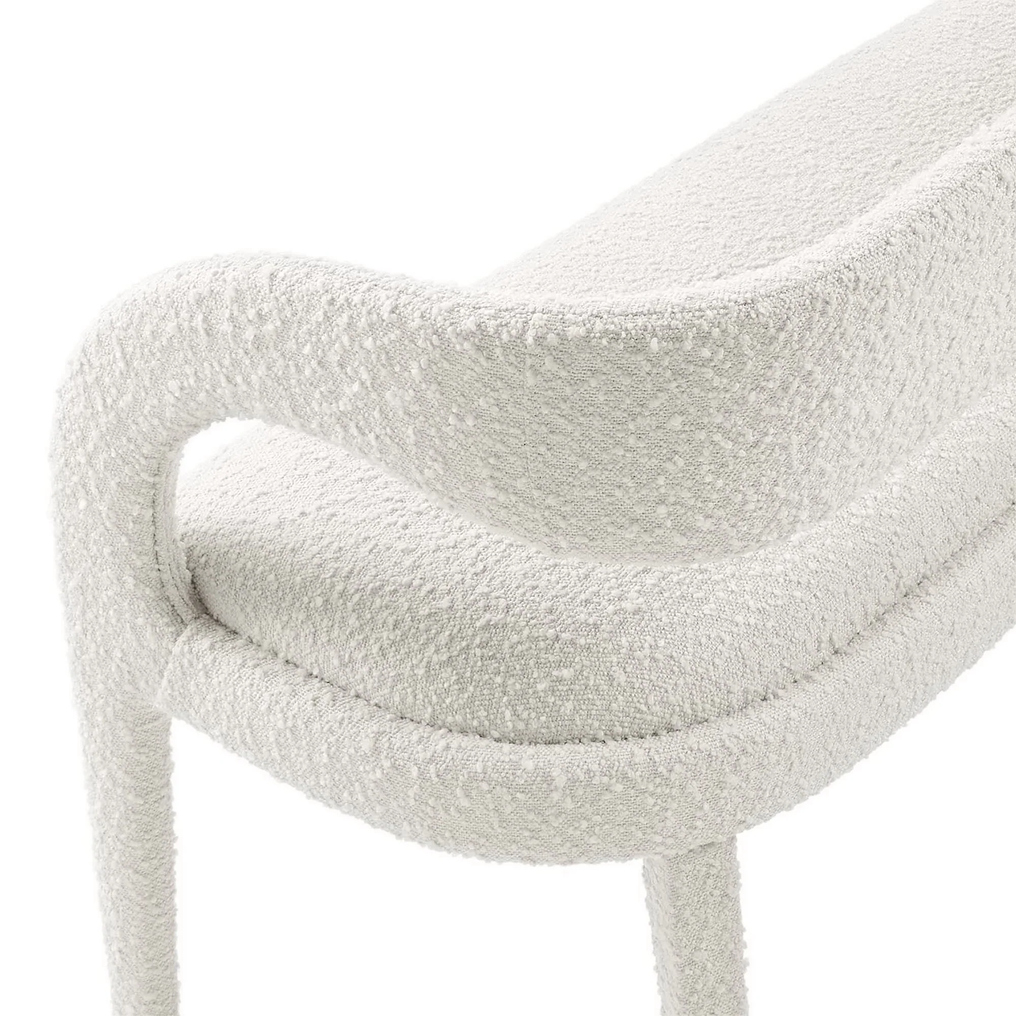 Pinnacle Boucle Fabric Accent Bench by Modway - Image 7