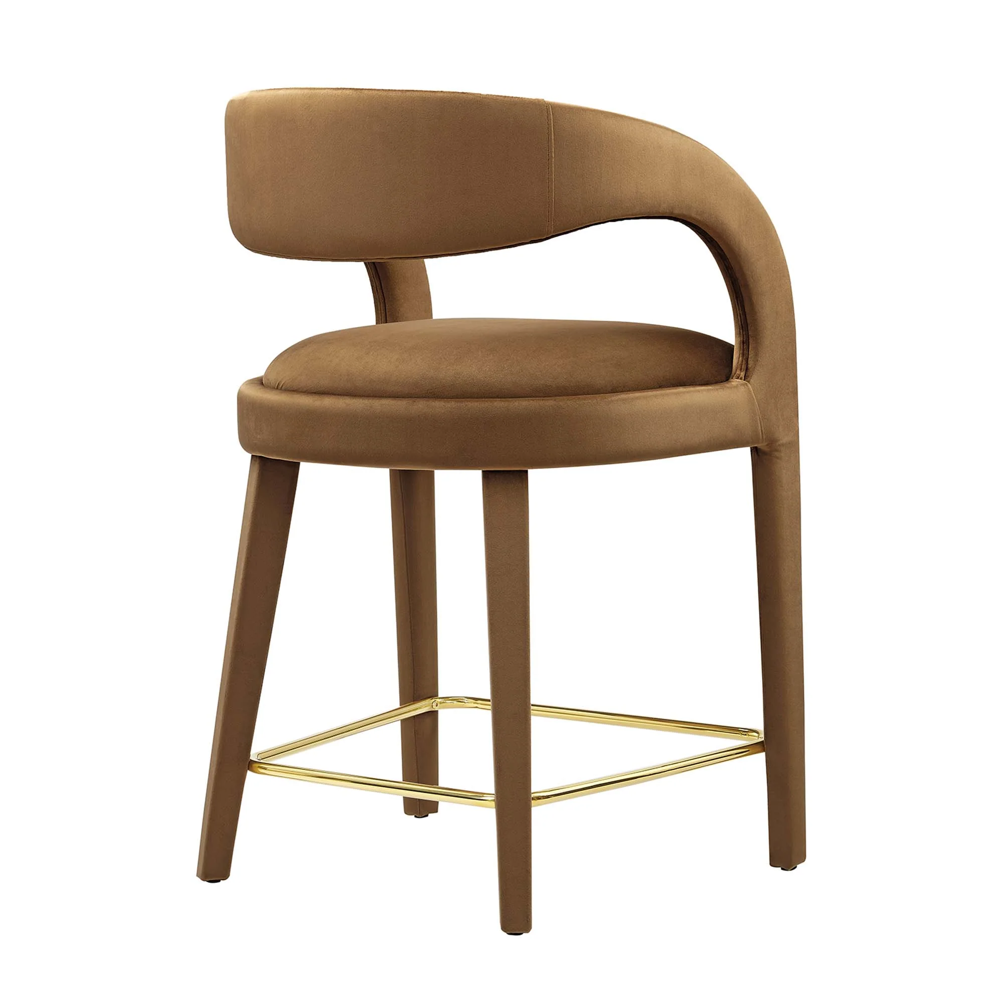 Pinnacle Performance Velvet Counter Stool Set of 2 by Modway - Image 5