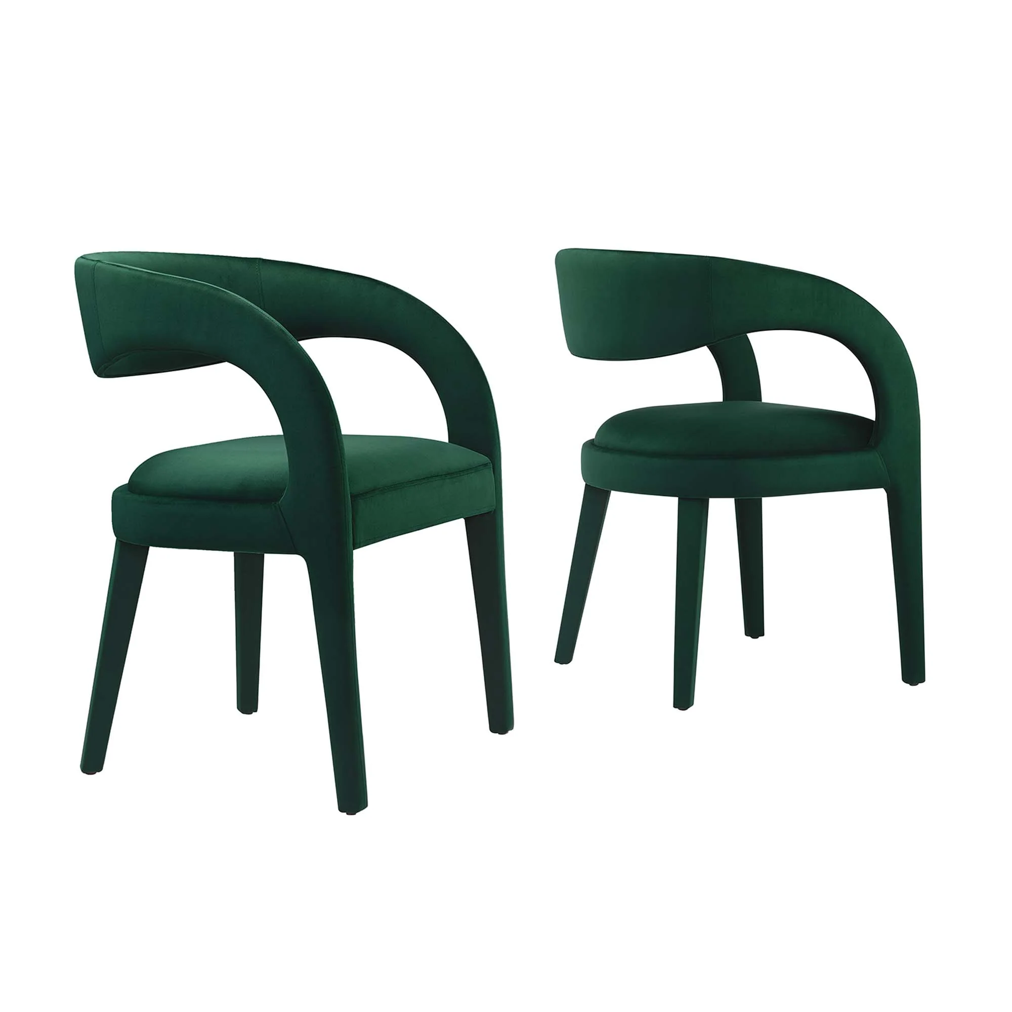 Pinnacle Performance Velvet Dining Chair Set of Two by Modway - Image 21